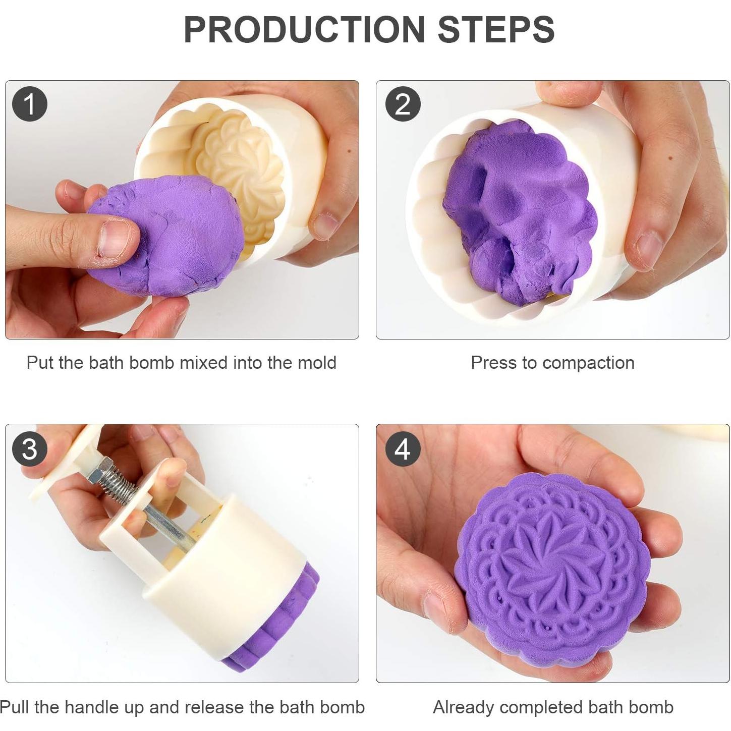 Kit de Molde para Bombas de Baño 14 Piezas Boao - DIY