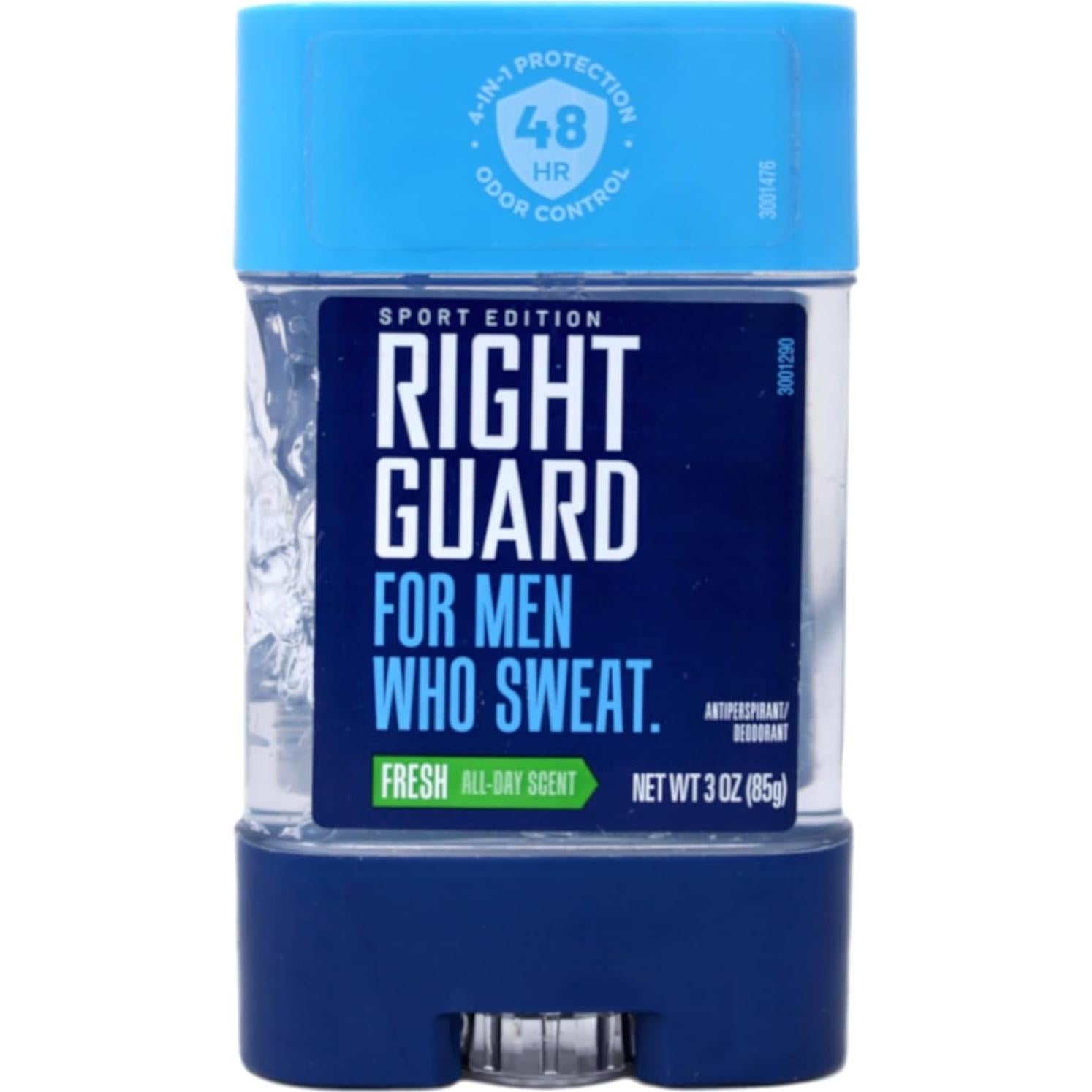 Desodorante Antitranspirante Right Guard Sport Gel 85g x4