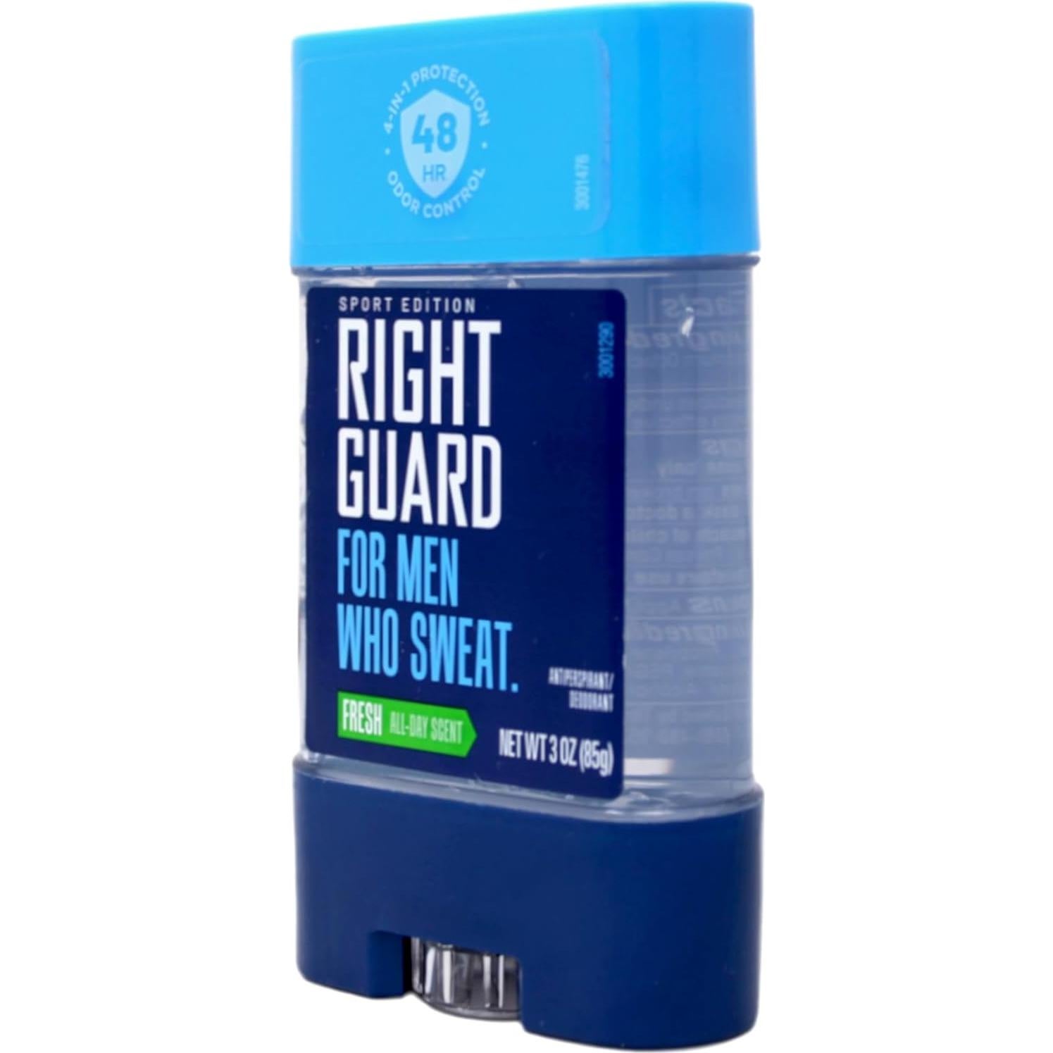 Desodorante Antitranspirante Right Guard Sport Gel 85g x4