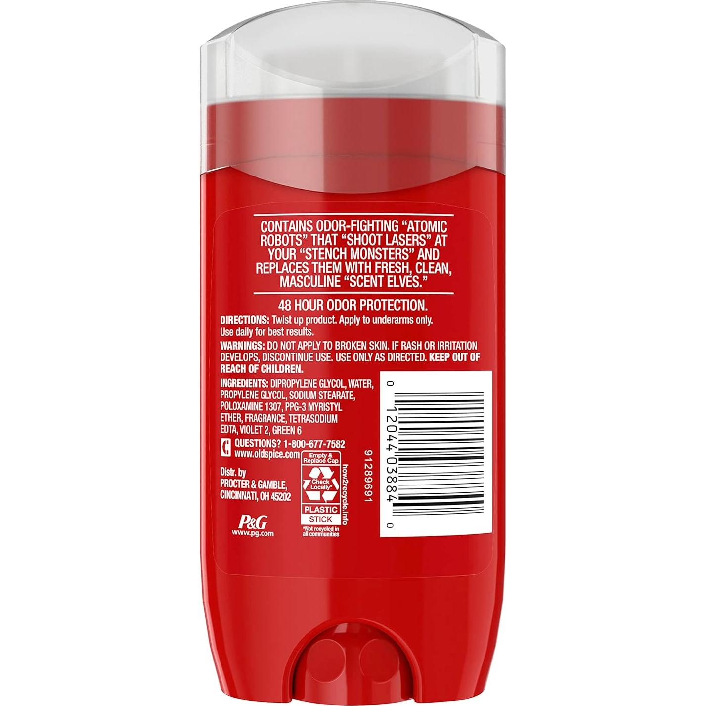 Desodorante Old Spice Sin Aluminio 85 g - Alta Resistencia 24/7