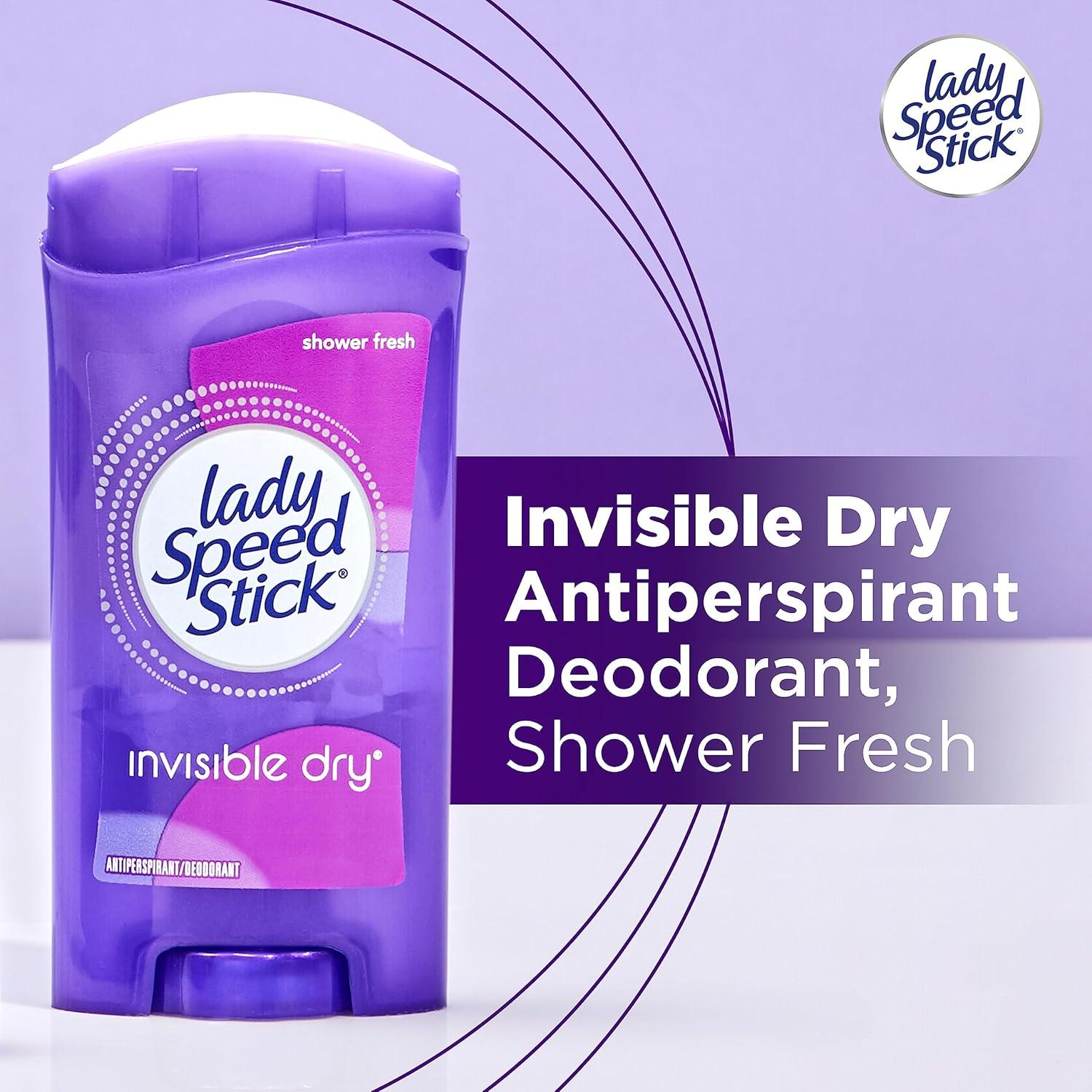 Desodorante Antiperspirante Lady Speed Stick 65.2g x 4 - Fresco de Ducha