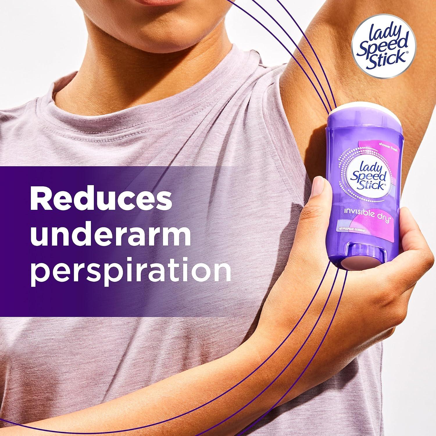 Desodorante Antiperspirante Lady Speed Stick 65.2g x 4 - Fresco de Ducha