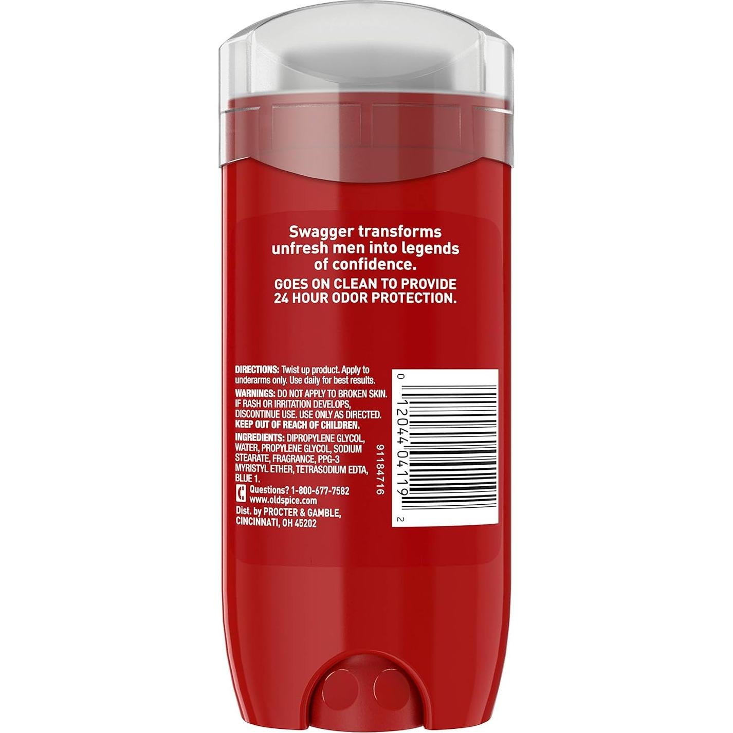 Desodorante Old Spice Zona Roja Swagger 107 g Sin Aluminio