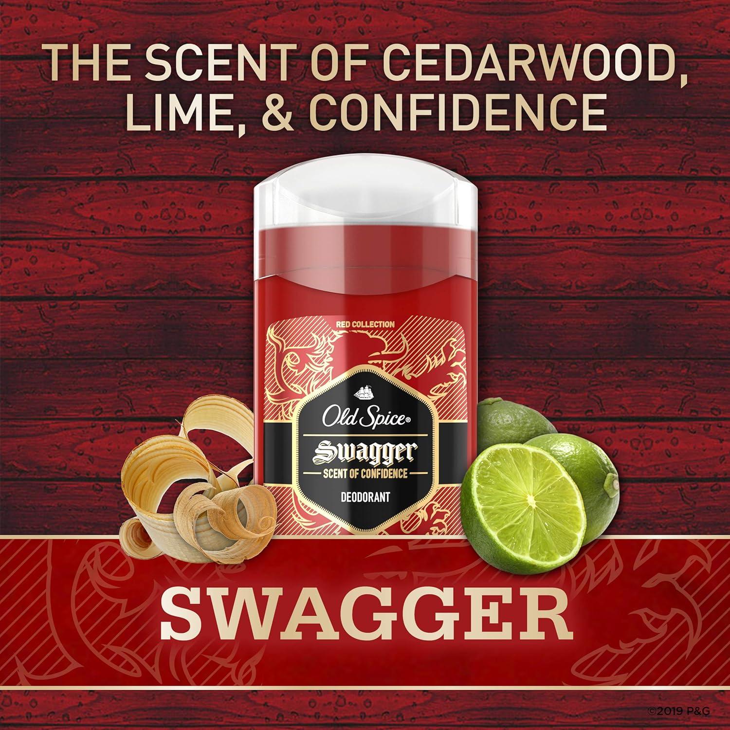 Desodorante Old Spice Zona Roja Swagger 107 g Sin Aluminio
