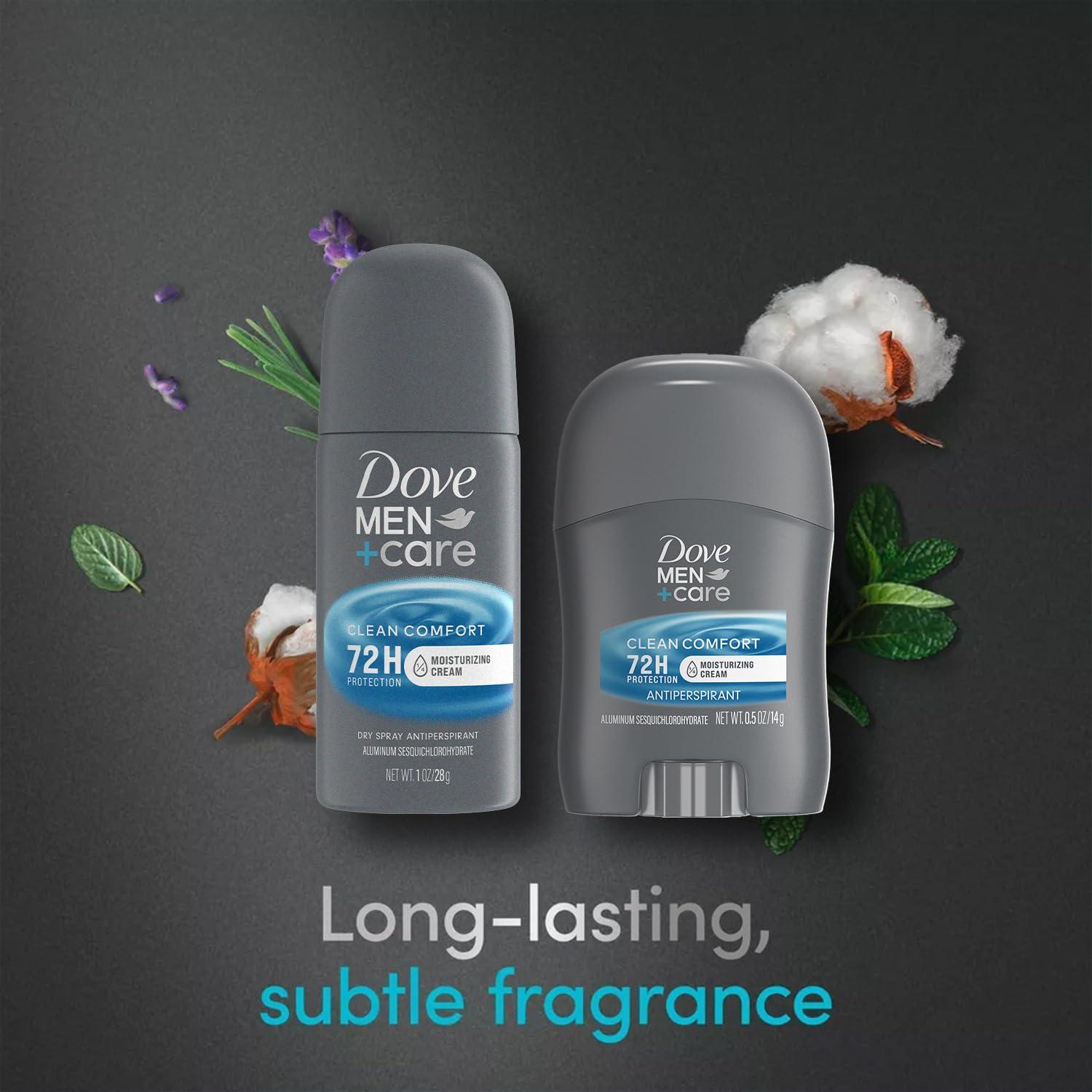 Dove Men+Care Antitranspirante Viaje 4 Piezas 72H Protección