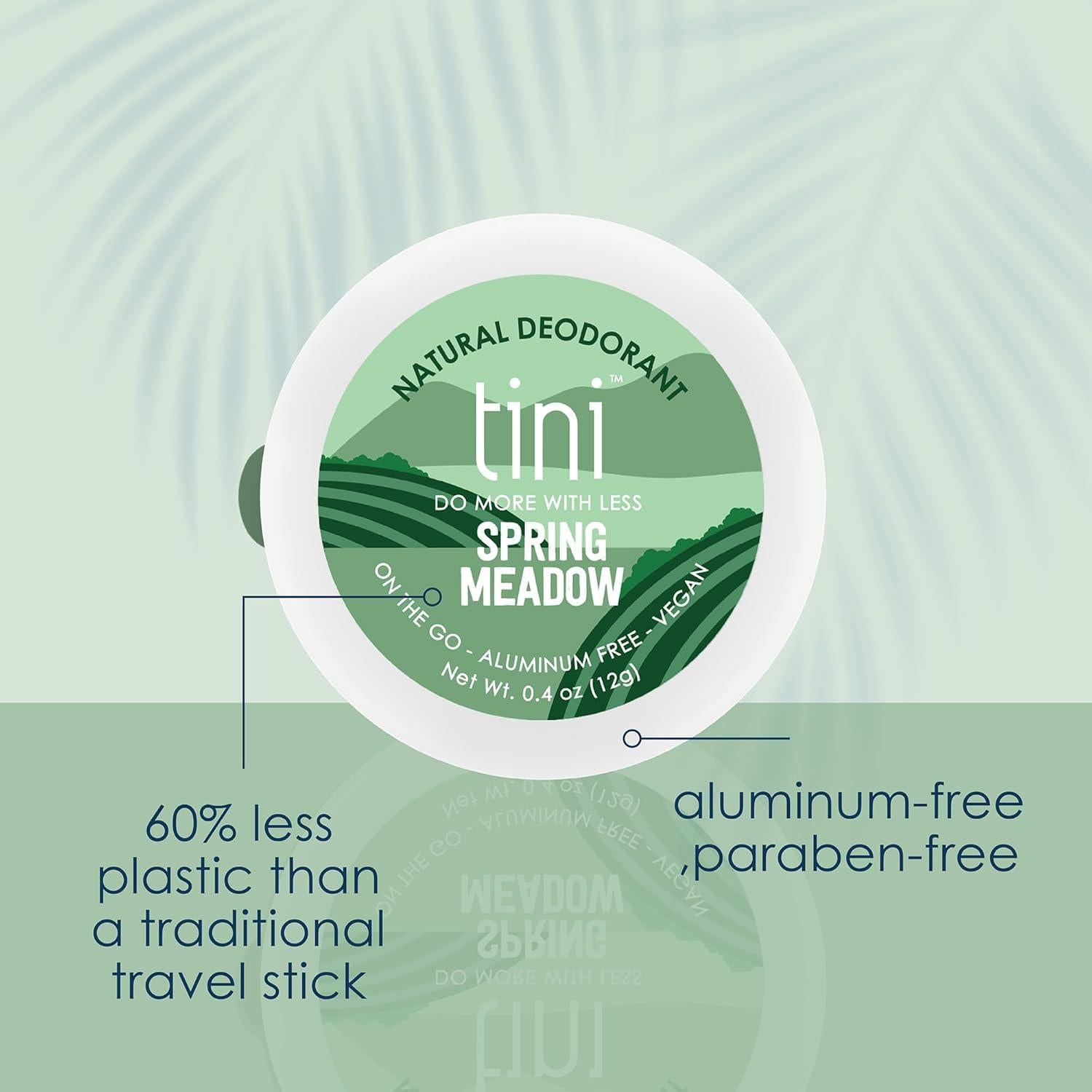 Desodorante TINI Naturals 12 Paquete 11.34g Libre de Aluminio