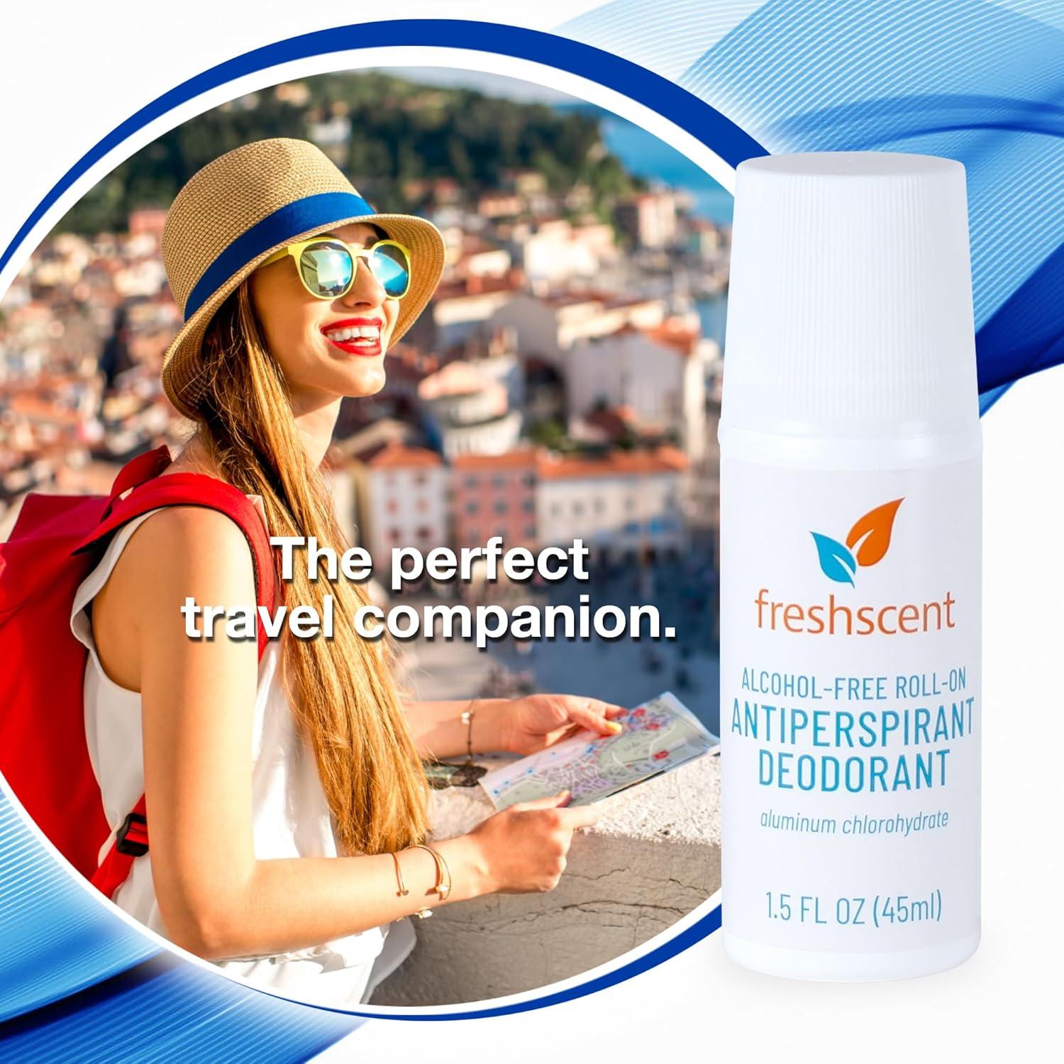 Desodorante Roll-On Freshscent Sin Alcohol 42.5 g Paquete 96