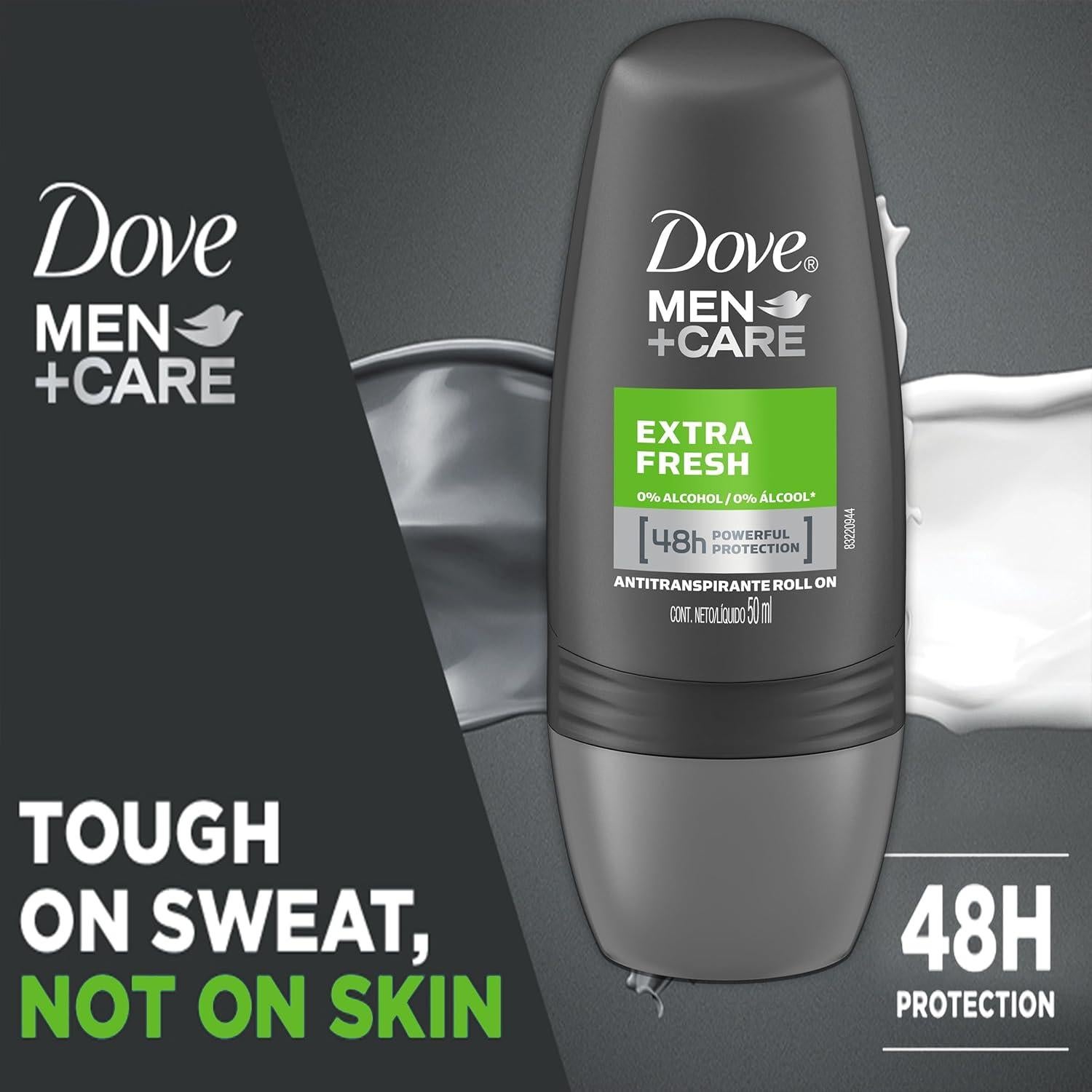 Desodorante Roll-On Dove Men+Care Extra Fresh 6x50ml