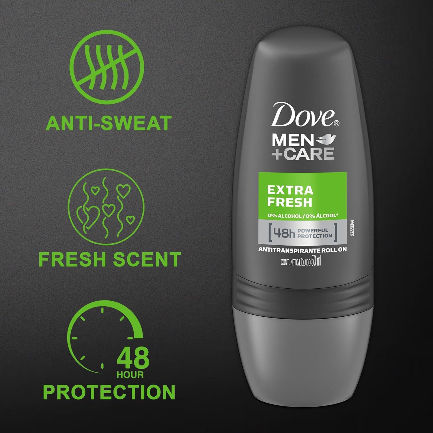 Desodorante Roll-On Dove Men+Care Extra Fresh 6x50ml