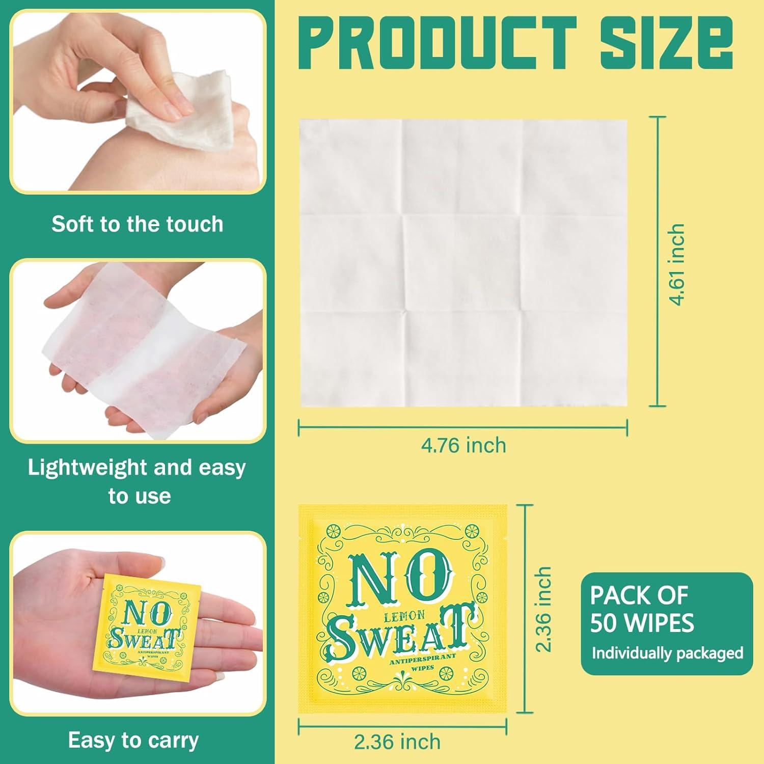 Toallitas Desodorantes Corporales BUAEL Mini 50 Piezas Hipoalergénicas