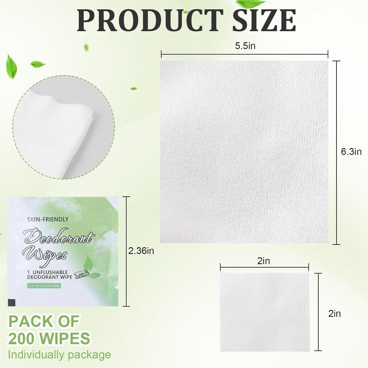 200 Toallitas Desodorantes Pepino Xyulaan Mini Viaje