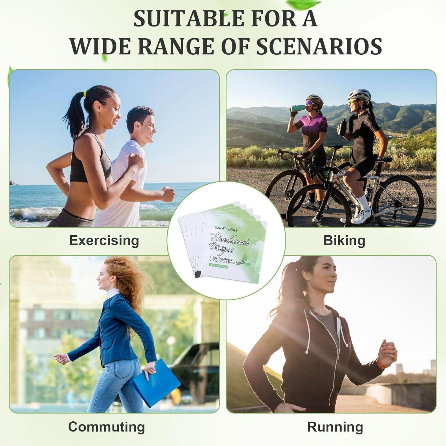 200 Toallitas Desodorantes Pepino Xyulaan Mini Viaje