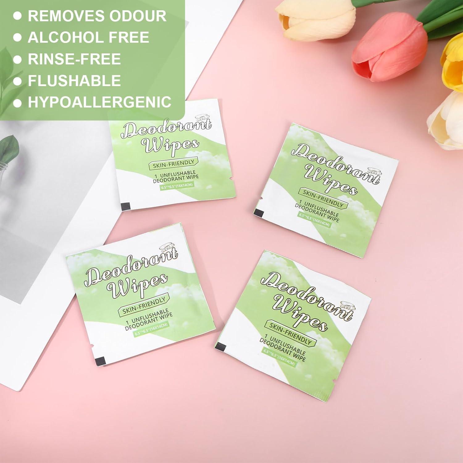 200 Toallitas Desodorantes Keggaen Mini Pepino para Viaje