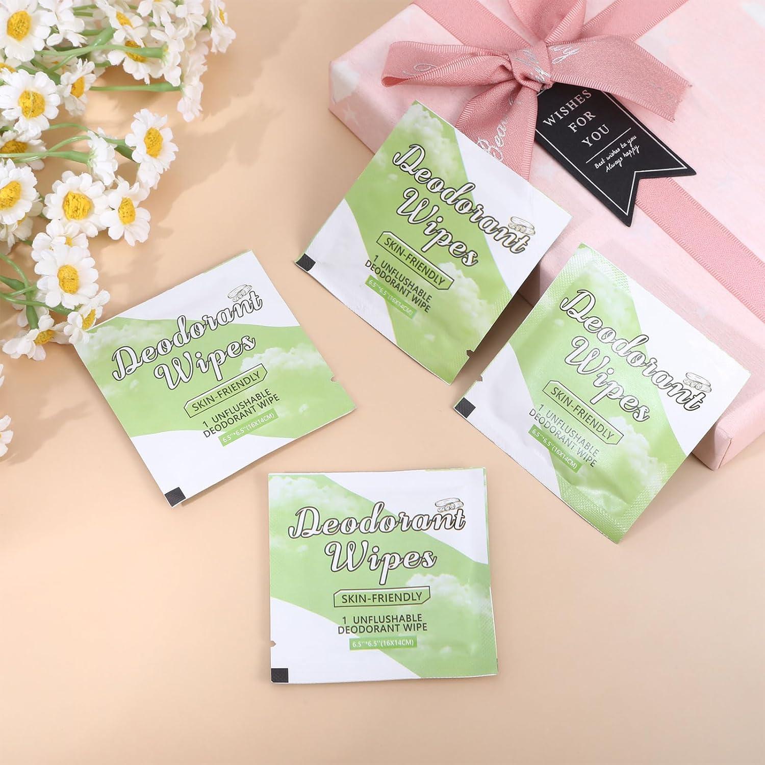 200 Toallitas Desodorantes Keggaen Mini Pepino para Viaje