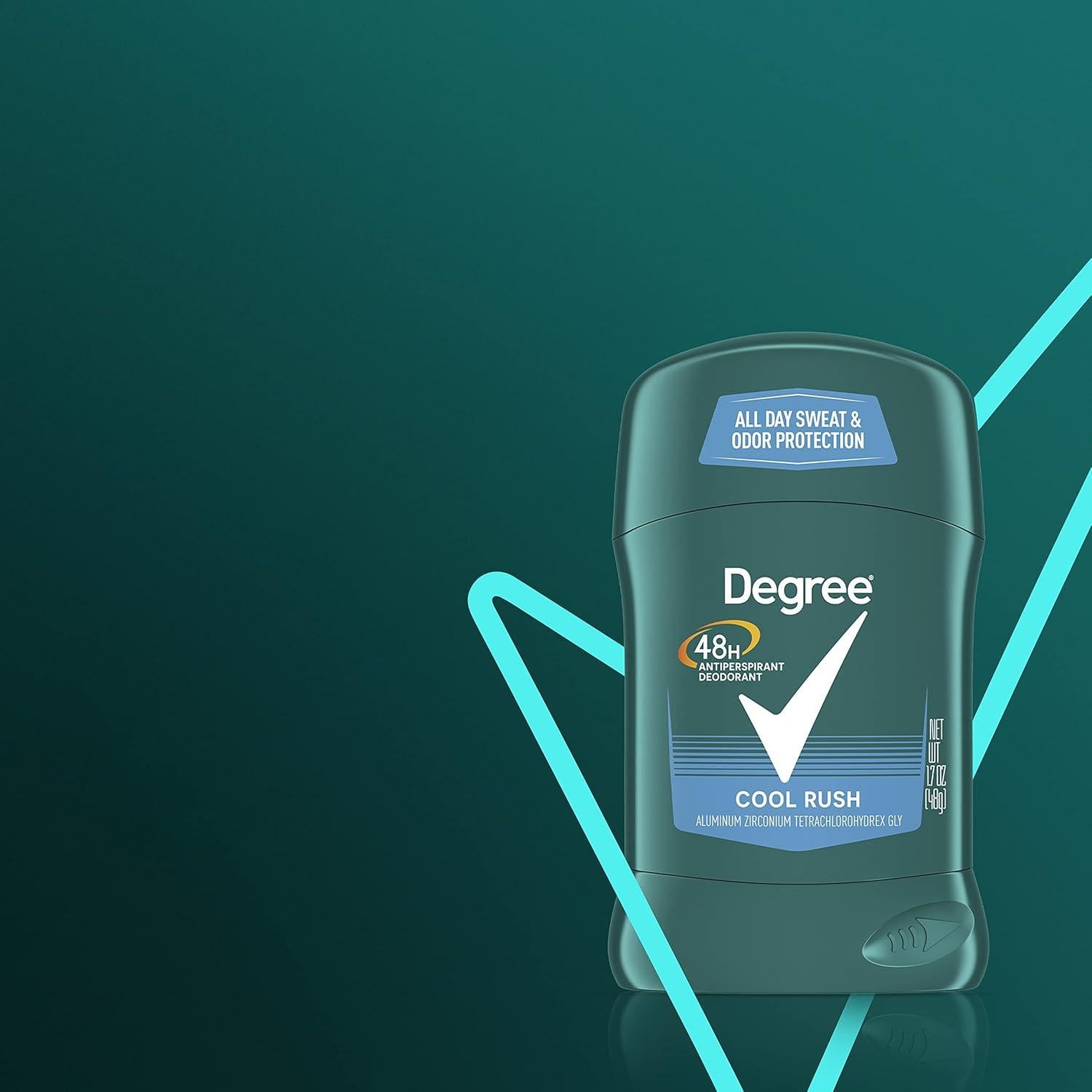 Antitranspirante Desodorante Cool Rush Degree Hombres 48g - 12 Unidades