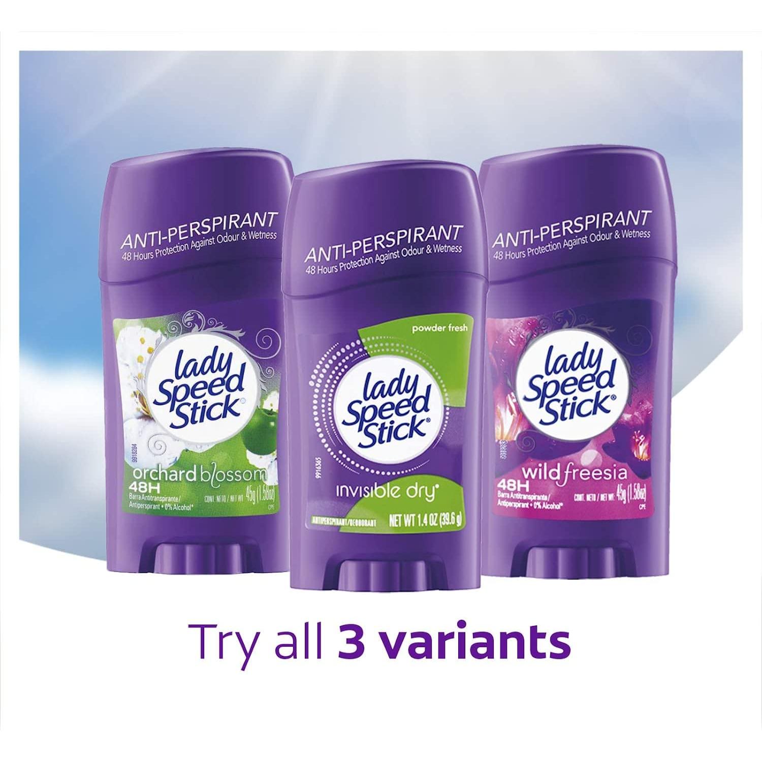 Desodorante Antitranspirante Lady Speed Stick Fresh Powder 4x39.4g