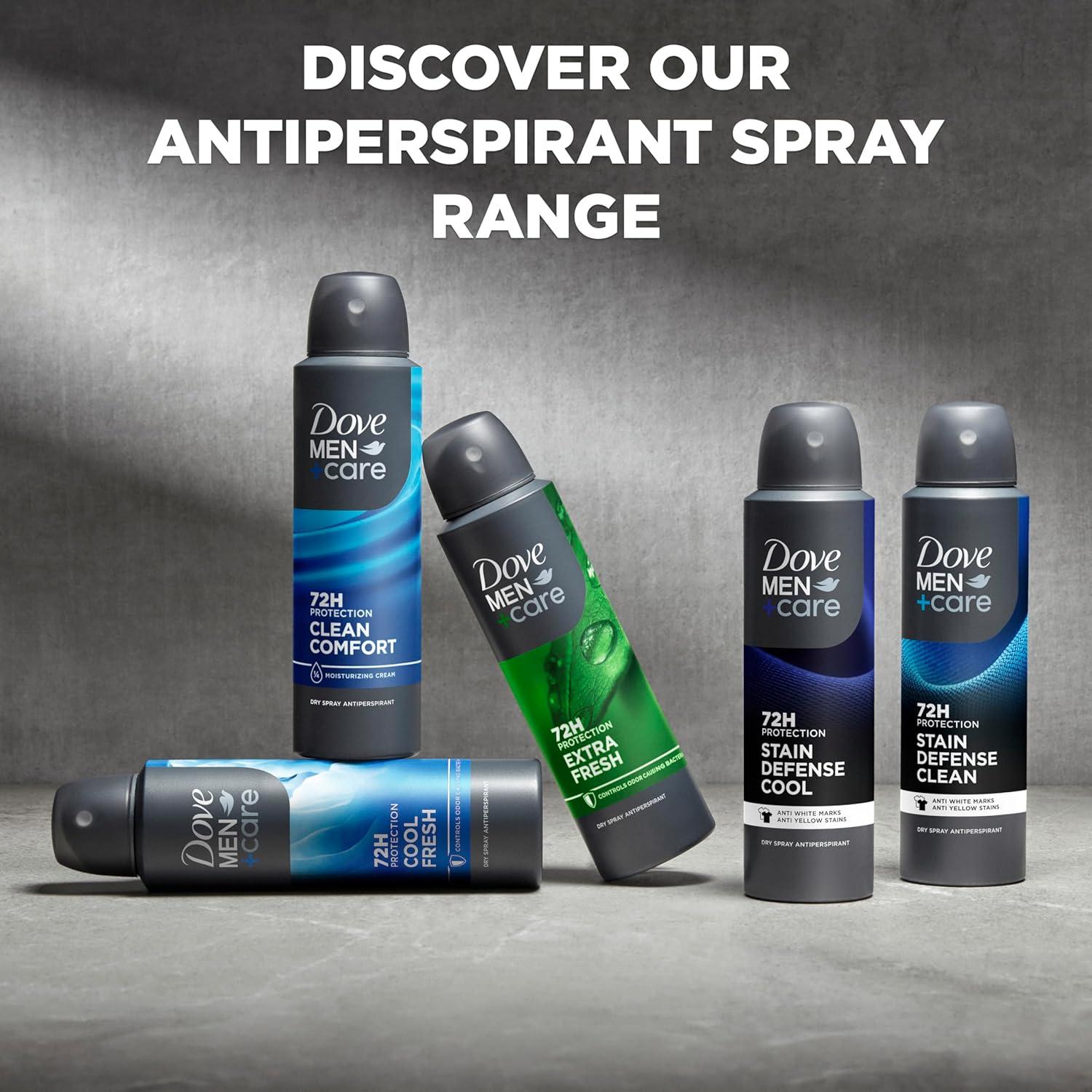 Desodorante Antitranspirante Spray Seco Dove Men+Care 107 g - Comodidad Limpia