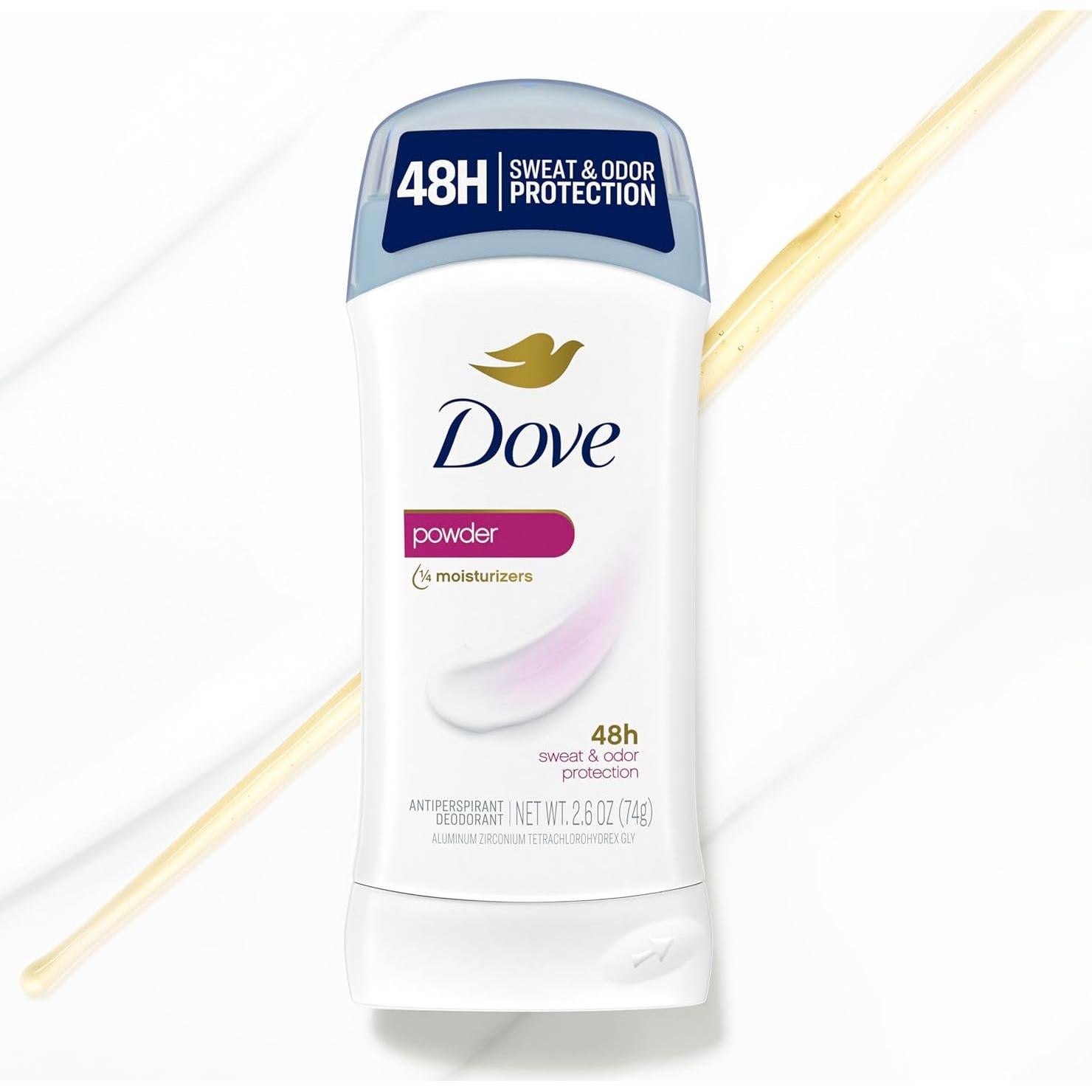 Desodorante Antitranspirante Sólido Dove Invisible 74 g x2