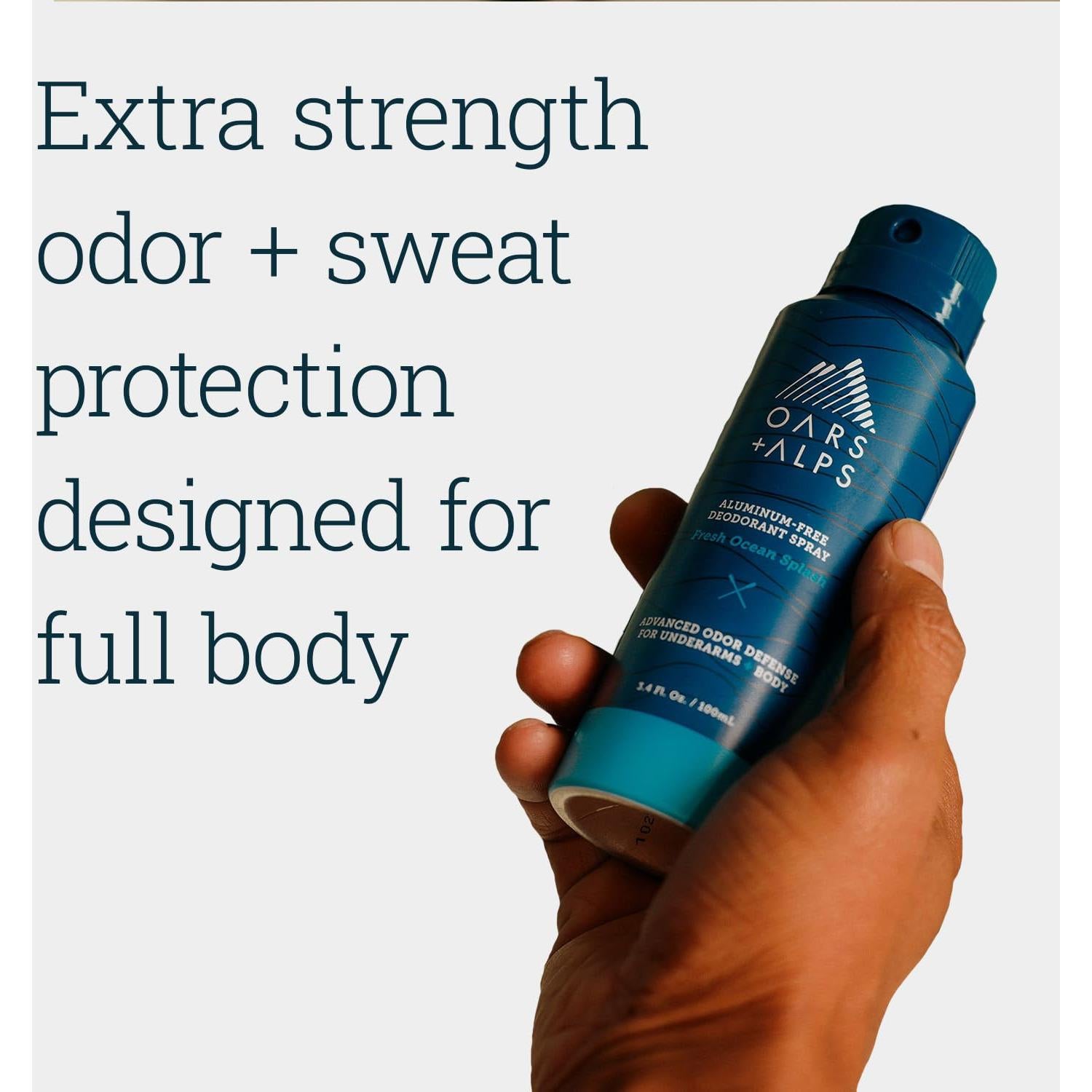 Desodorante en Spray Oars + Alps 100 ml Sin Aluminio Splash Oceánico