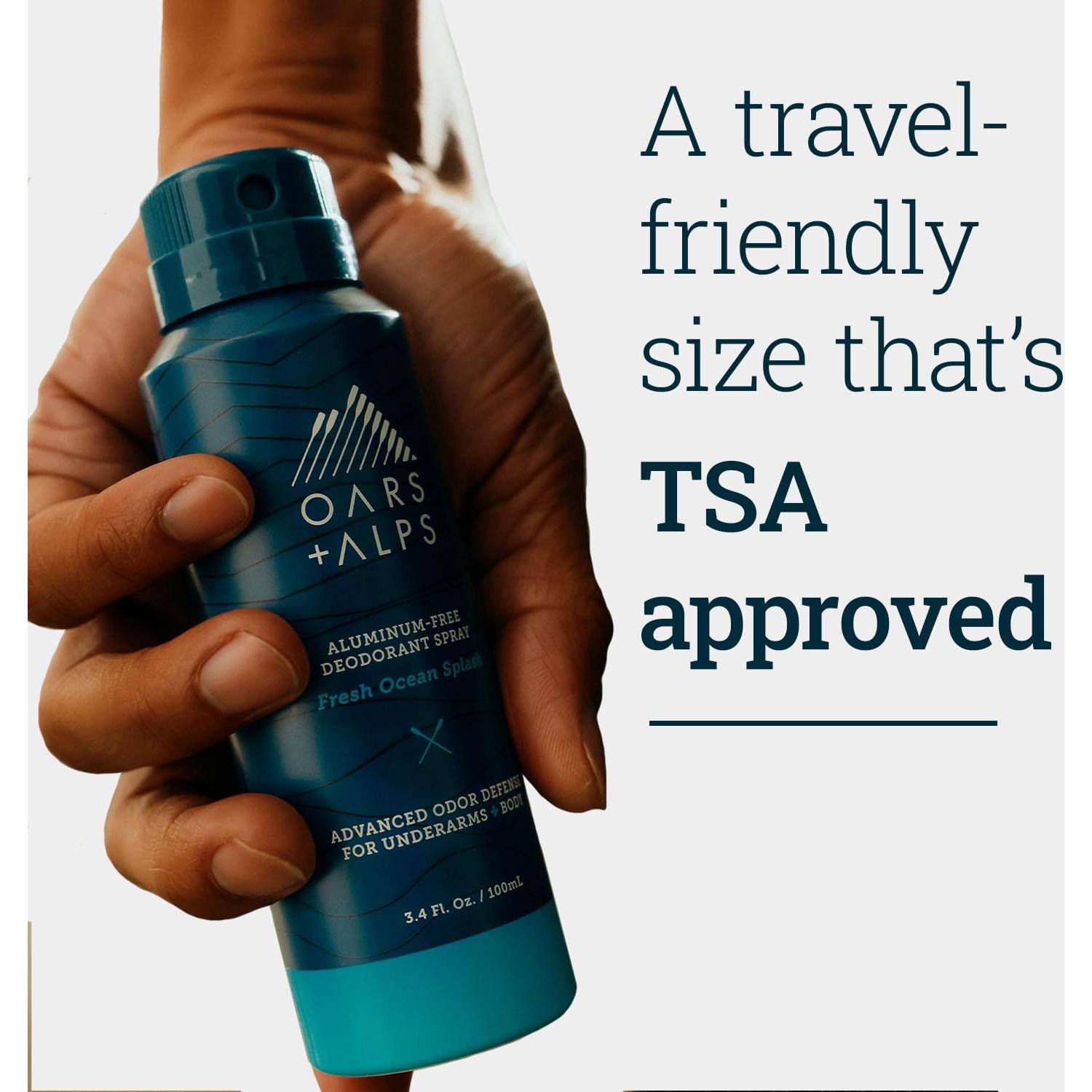 Desodorante en Spray Oars + Alps 100 ml Sin Aluminio Splash Oceánico