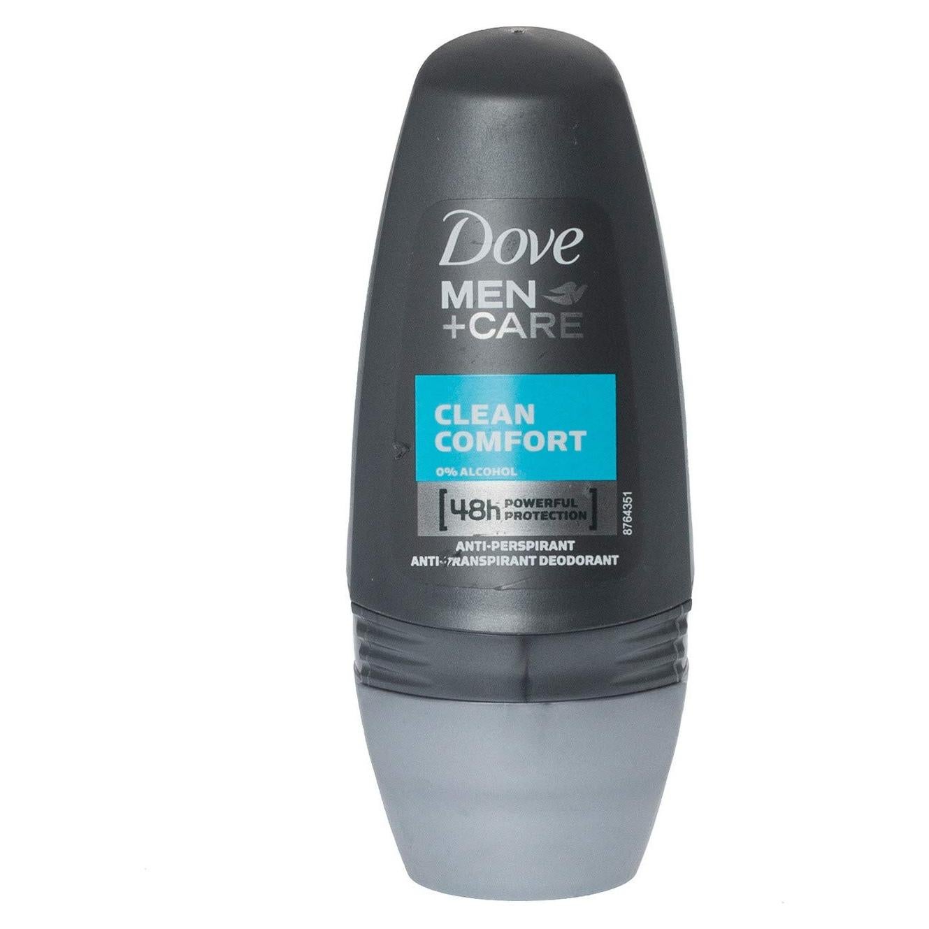 Antitranspirante Dove Men+Care Roll-on Comfort Limpio 50 ml