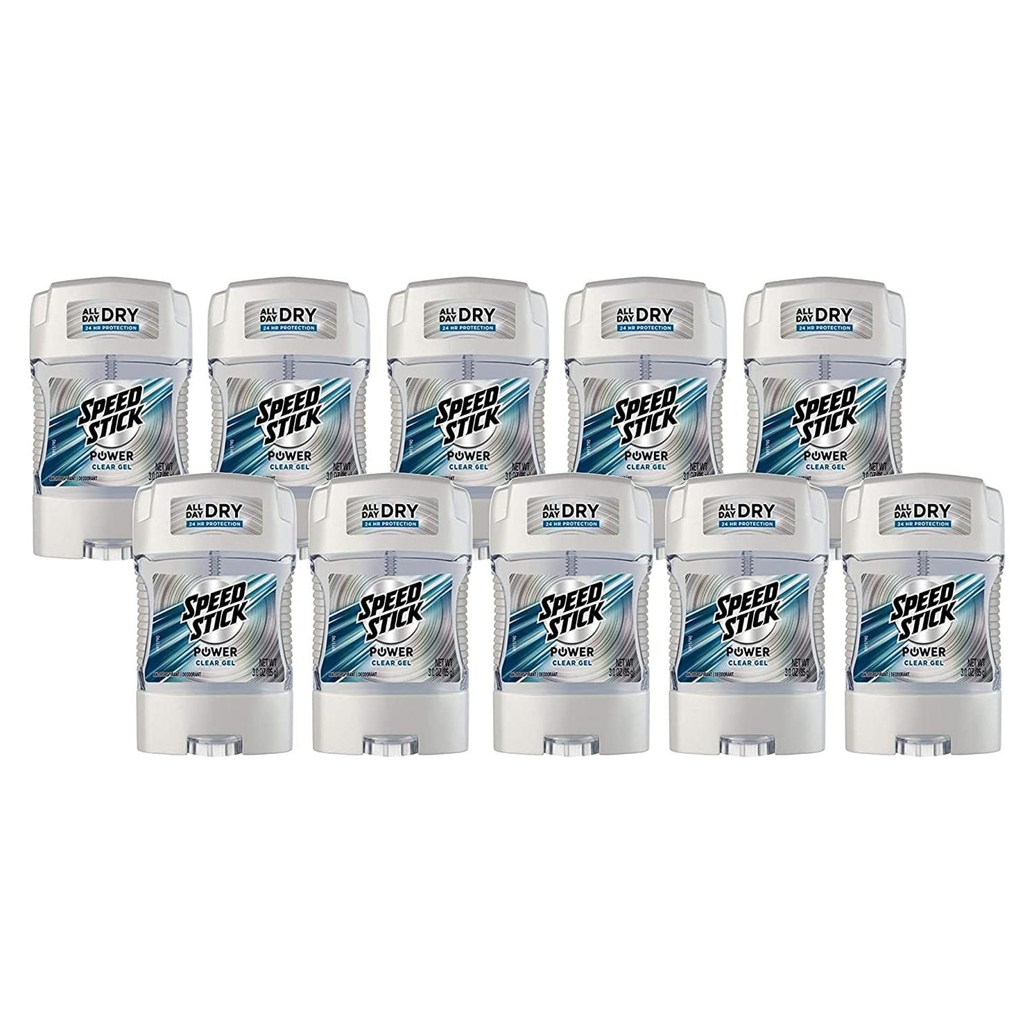 Desodorante Antitranspirante Gel Speed Stick Power 85g x10