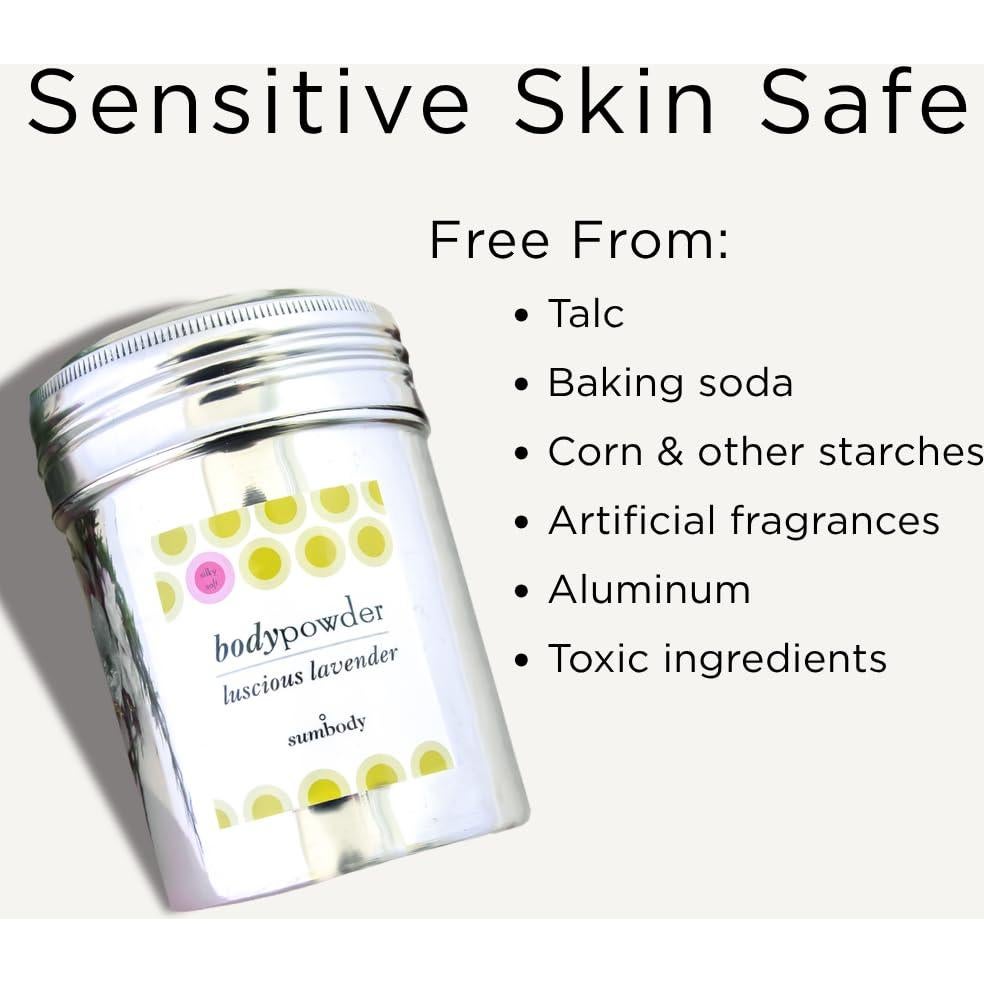 Polvo Corporal Natural Sumbody Lavanda 113g - Sin Talco