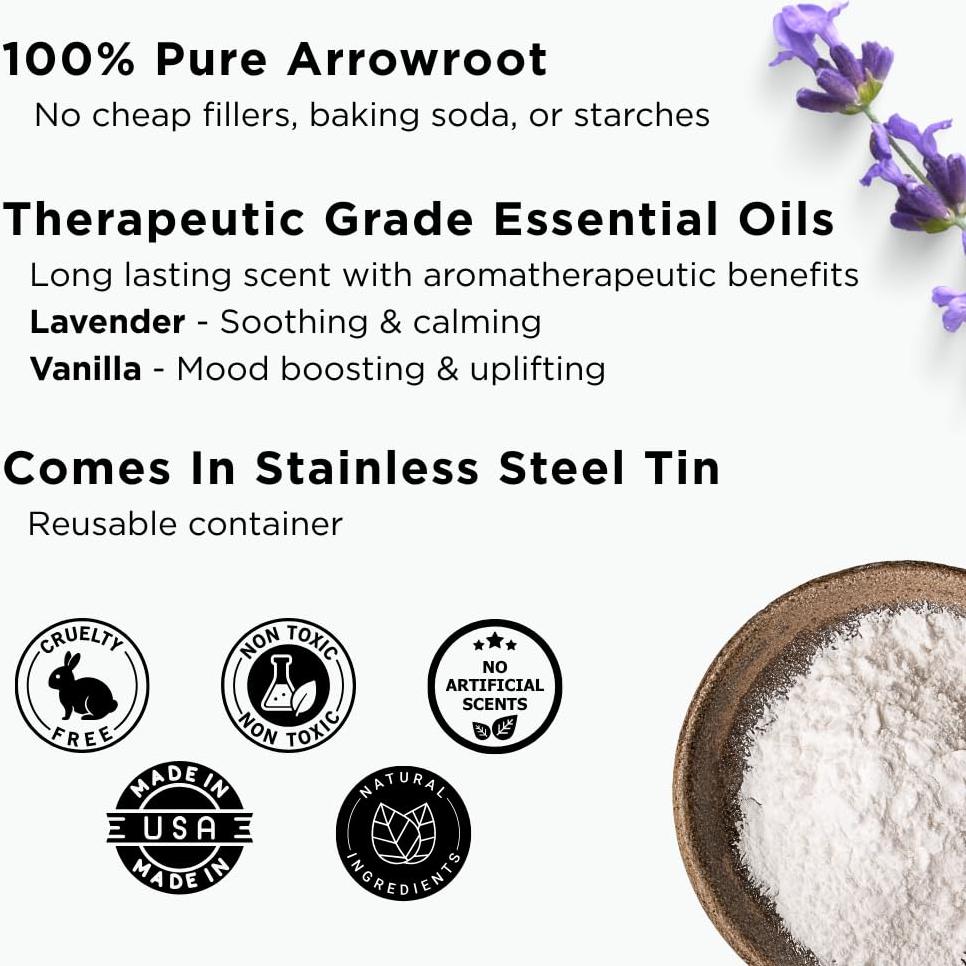 Polvo Corporal Natural Sumbody Lavanda 113g - Sin Talco