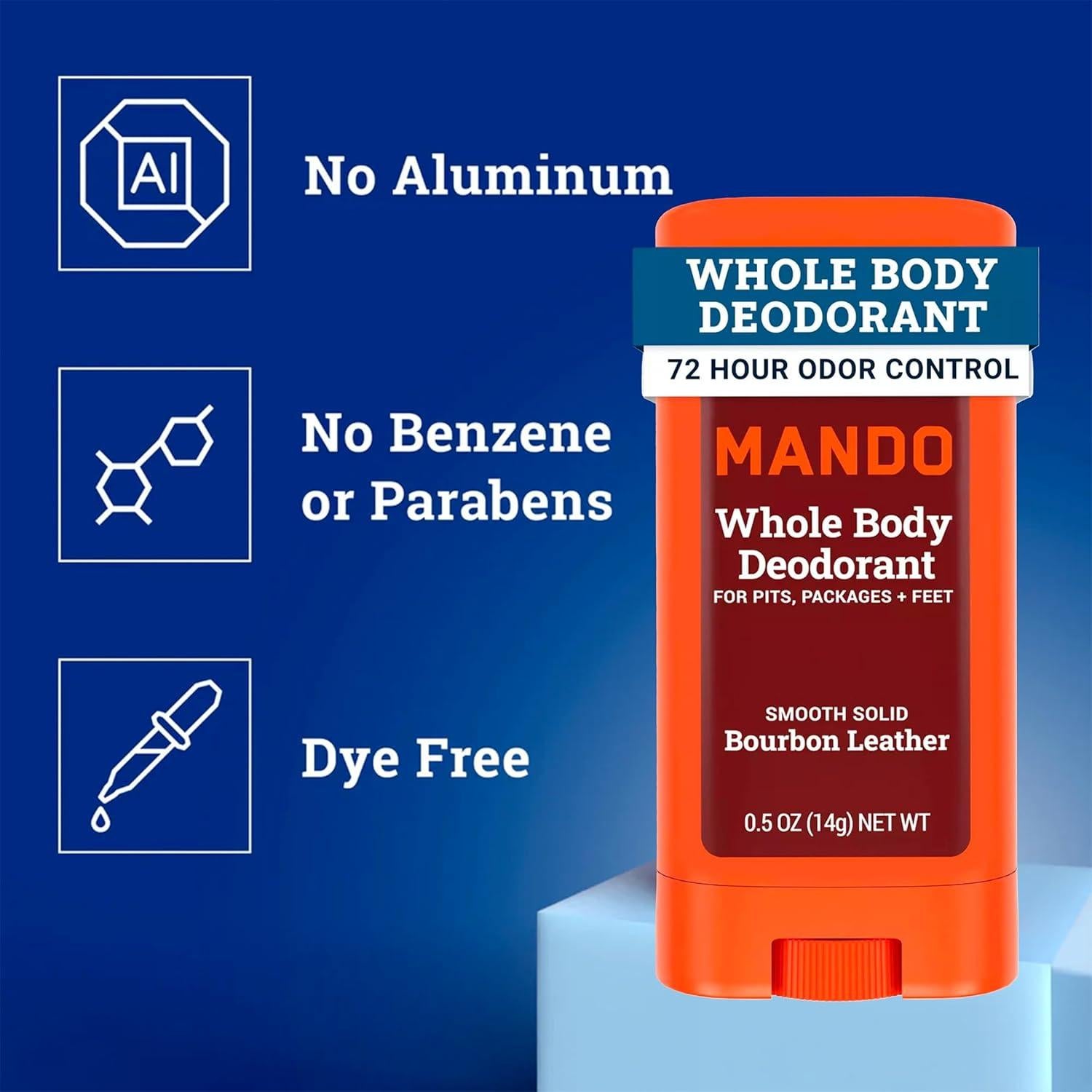 Desodorante Corporal Completo Mando - Sin Aluminio - 14g - 2 Unidades