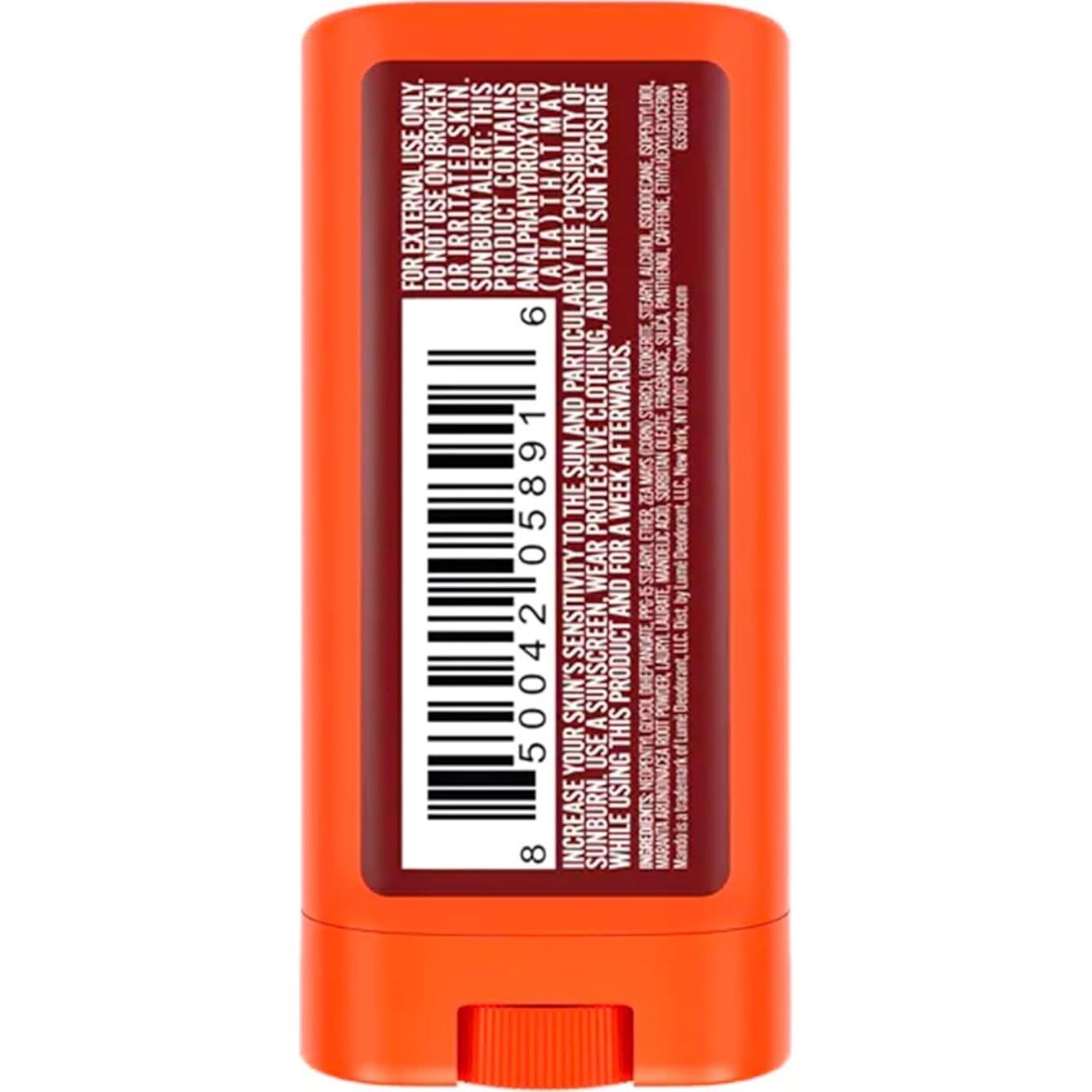 Desodorante Corporal Completo Mando - Sin Aluminio - 14g - 2 Unidades