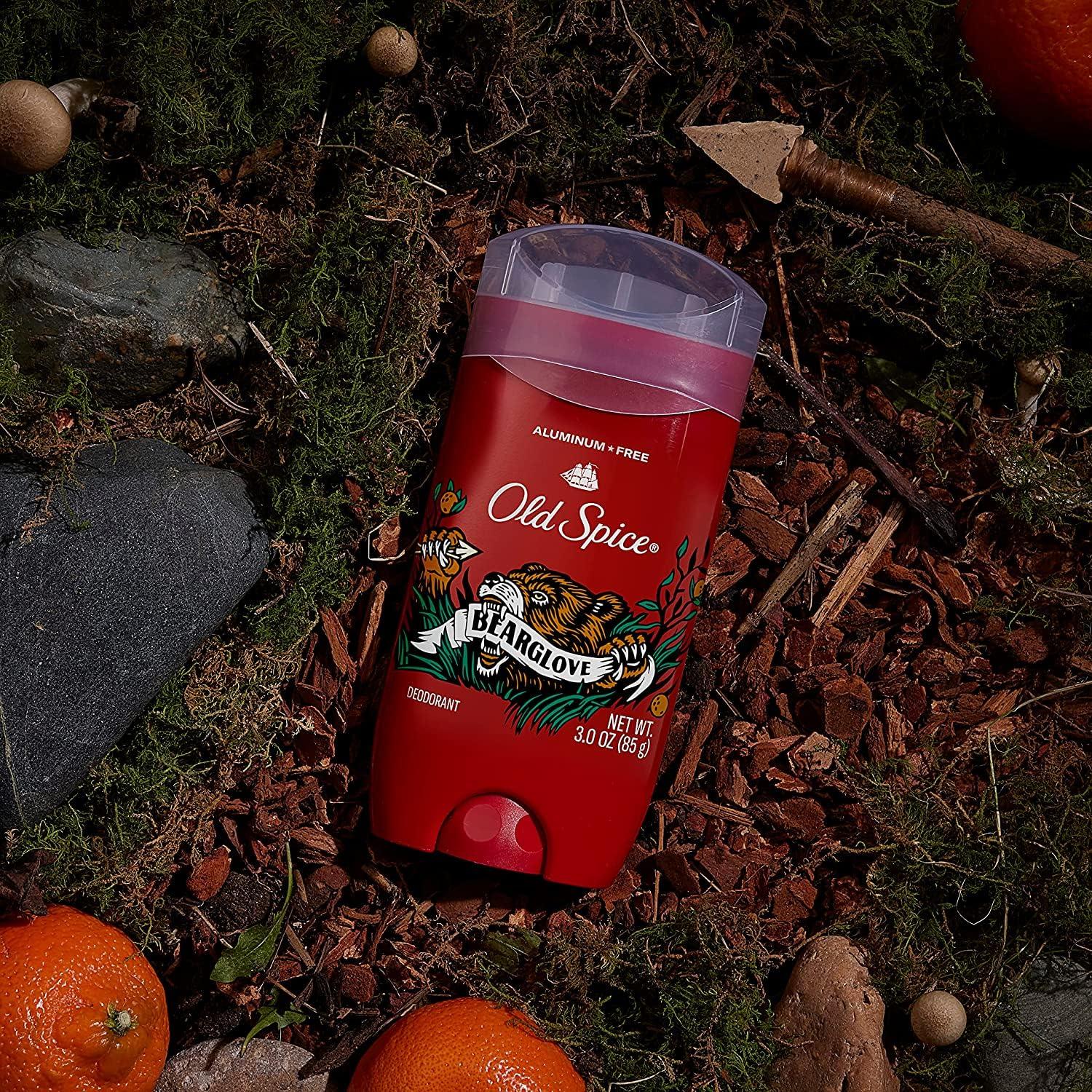 Desodorante Old Spice Bearglove Sin Aluminio 85 g + Gel de Ducha