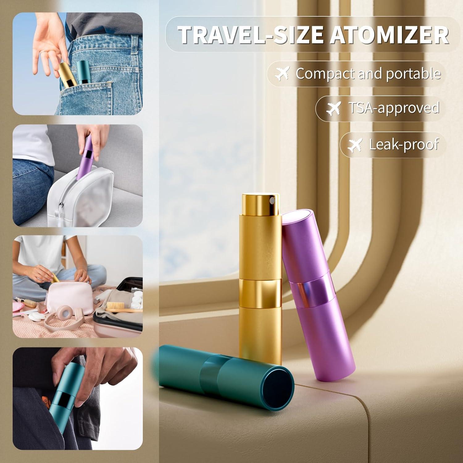 Botellas Atomizadoras de Perfume Refillables YIKIBOX 8ml - Pack 3