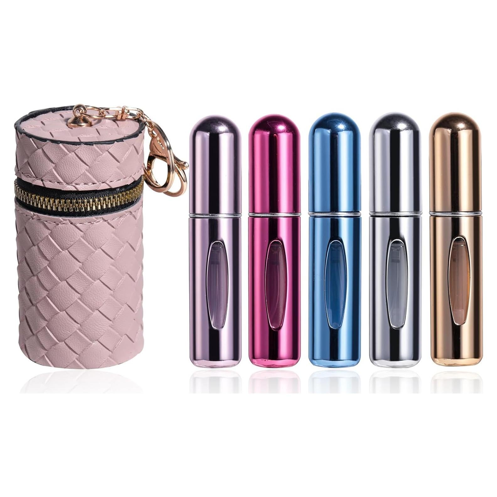 Botella Atomizadora de Perfume JPNK 5ml Recargable 5 Piezas