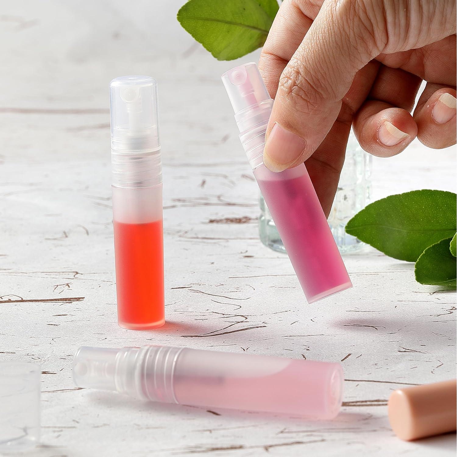 10 Mini Botellas Rellenables de Spray KCKHFA 5ml - A Prueba de Fugas