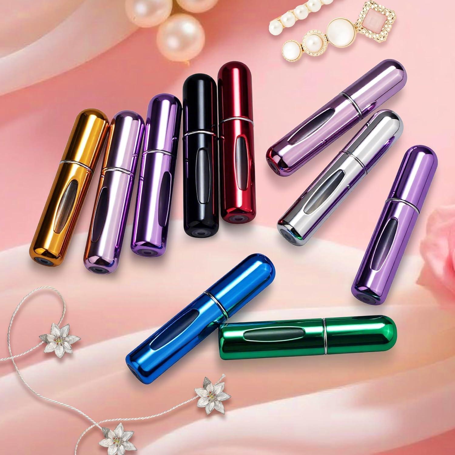 Botella Atomizadora de Perfume Recargable Forebile 5ml - 4 Piezas