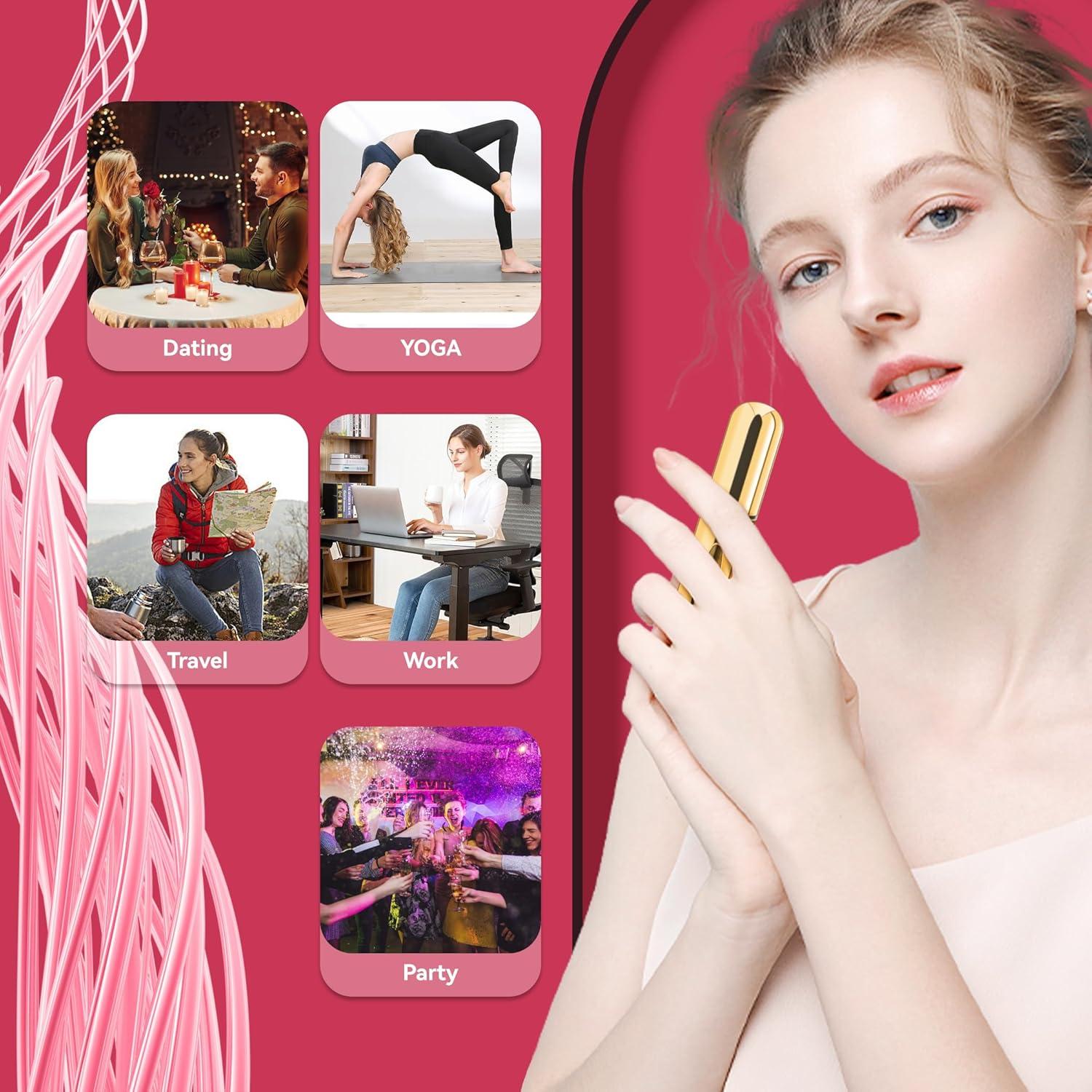 Botella Atomizadora de Perfume Recargable Forebile 5ml - 4 Piezas