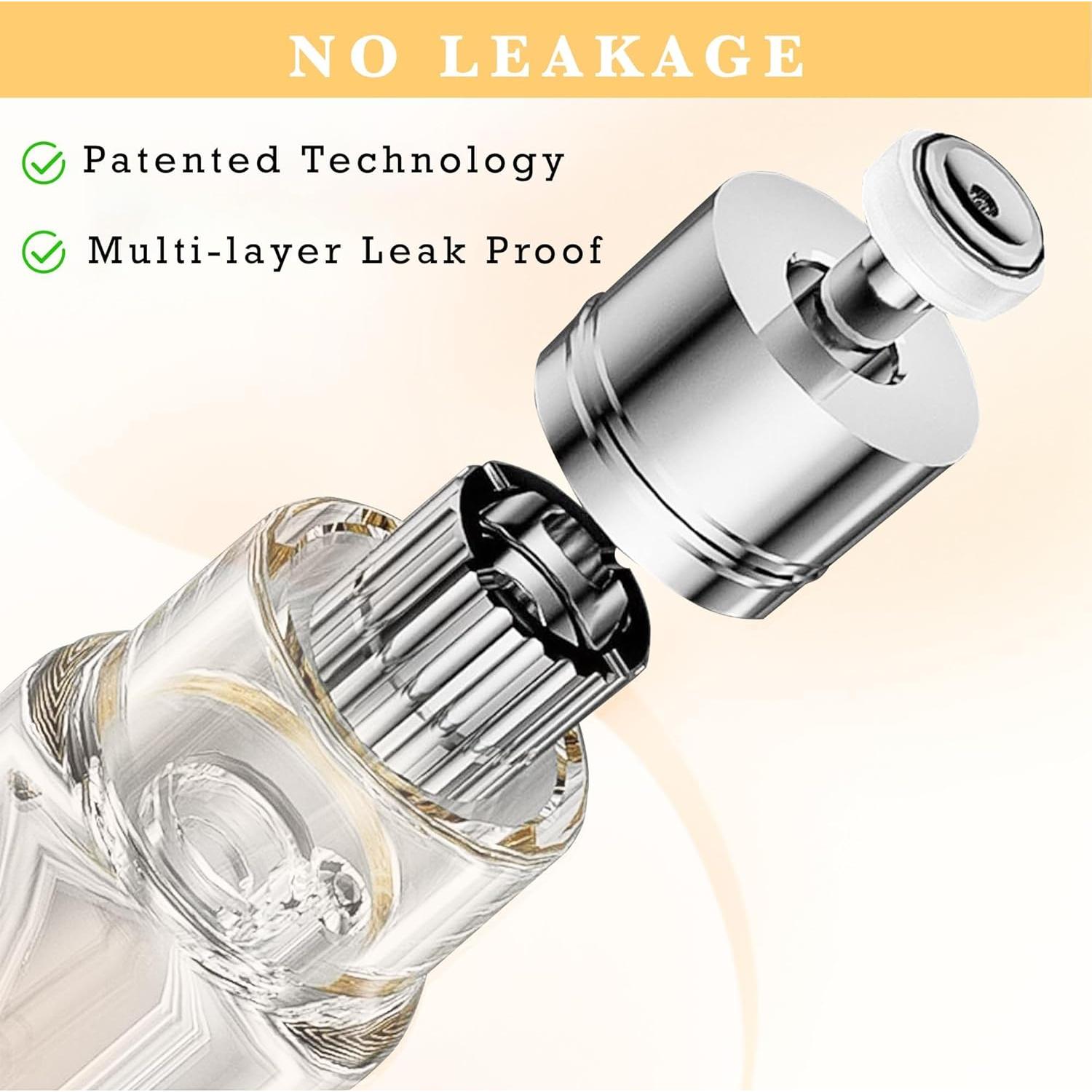 Atomizador de Perfume Rellenable LTBL 5ml Negro y Gris