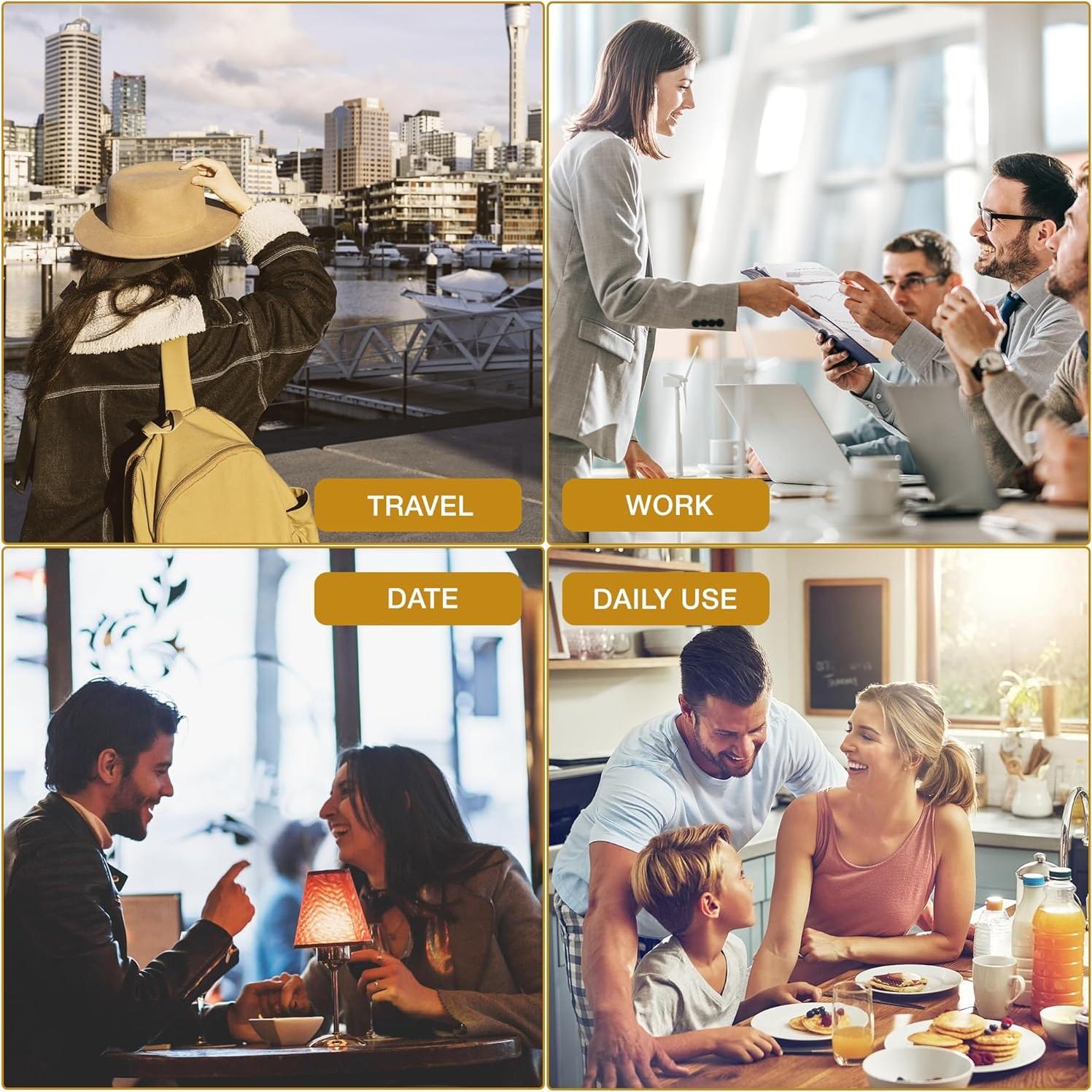 Atomizador de Perfume Rellenable LTBL 5ml Negro y Gris