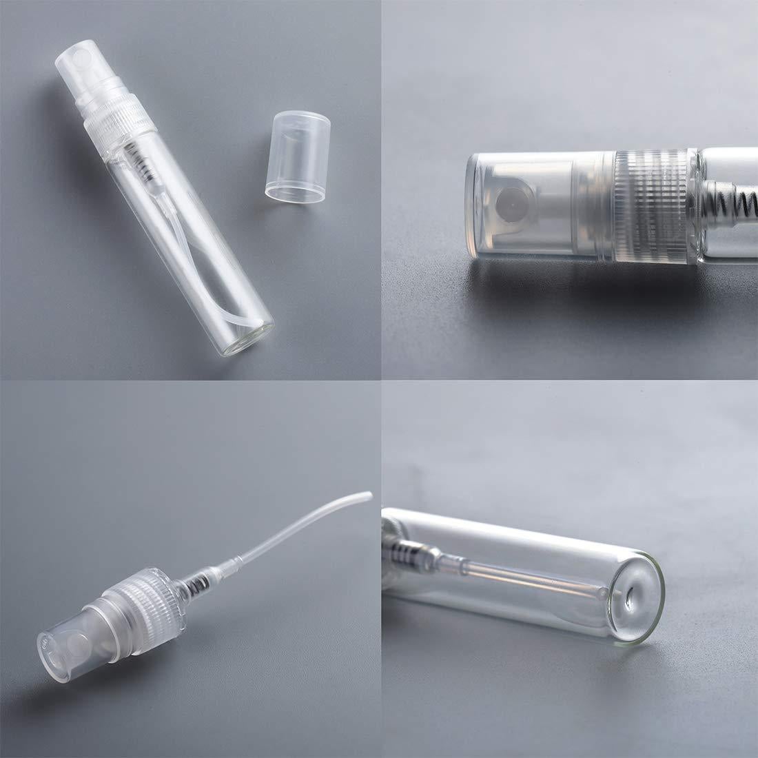 30 Pcs Botellas de Perfume Vacías de Vidrio 3ml Portátiles