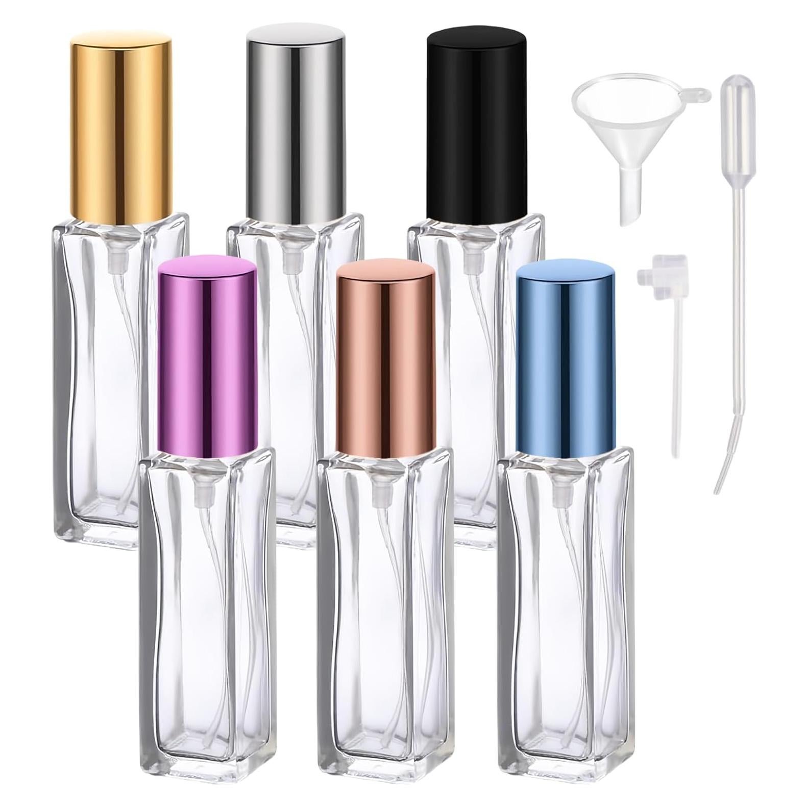 6 Botellas Rellenables de Perfume 10ML SWJLR Portátil