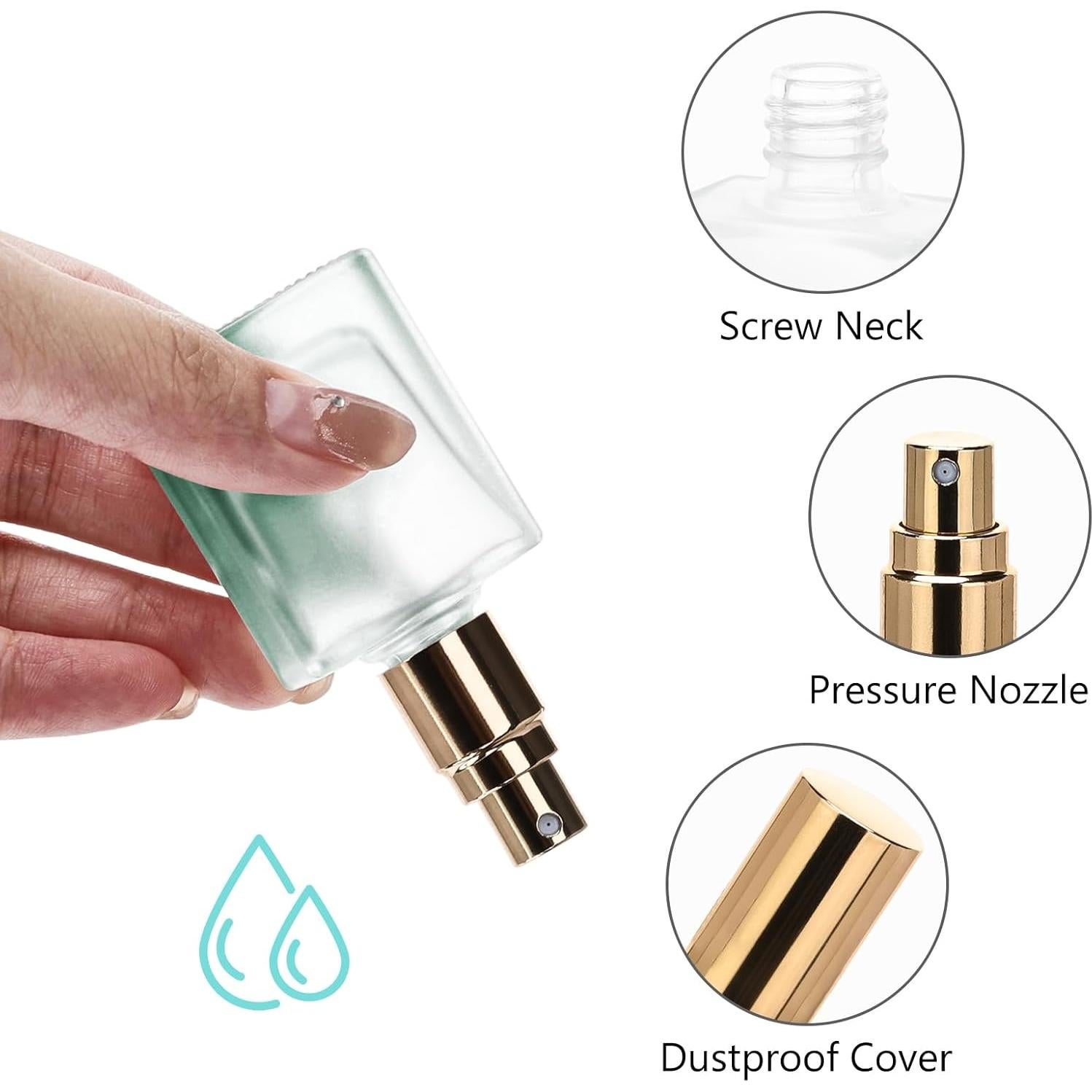 Set de 3 Botellas de Perfume Rellenables 10ml THXKCQLL