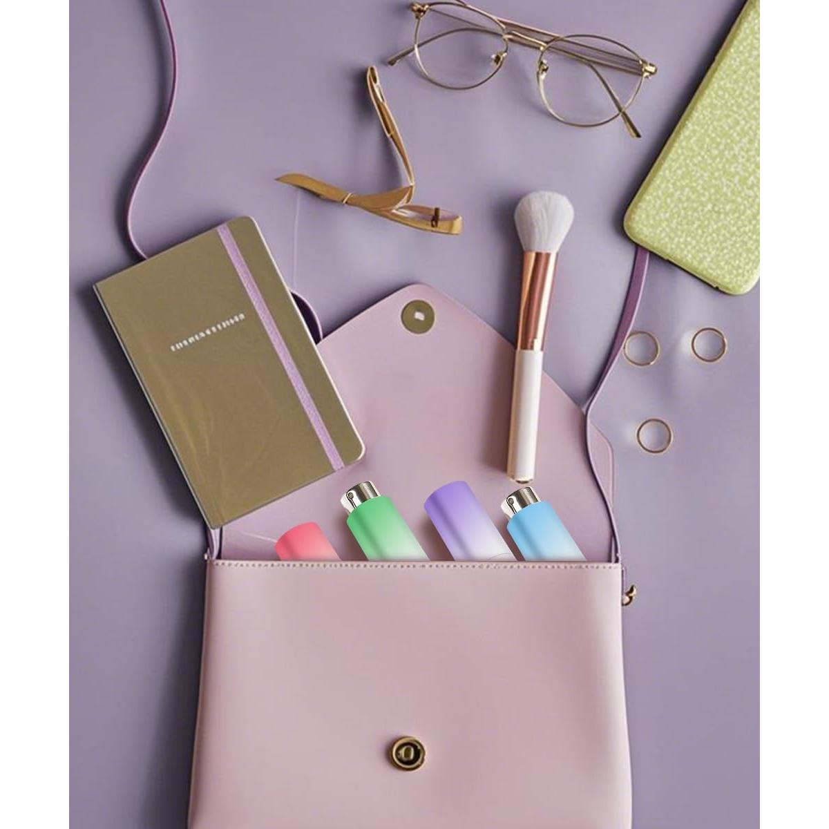 Botella de Perfume Rellenable YOUXIU 8ml Mini Viaje 4 Piezas