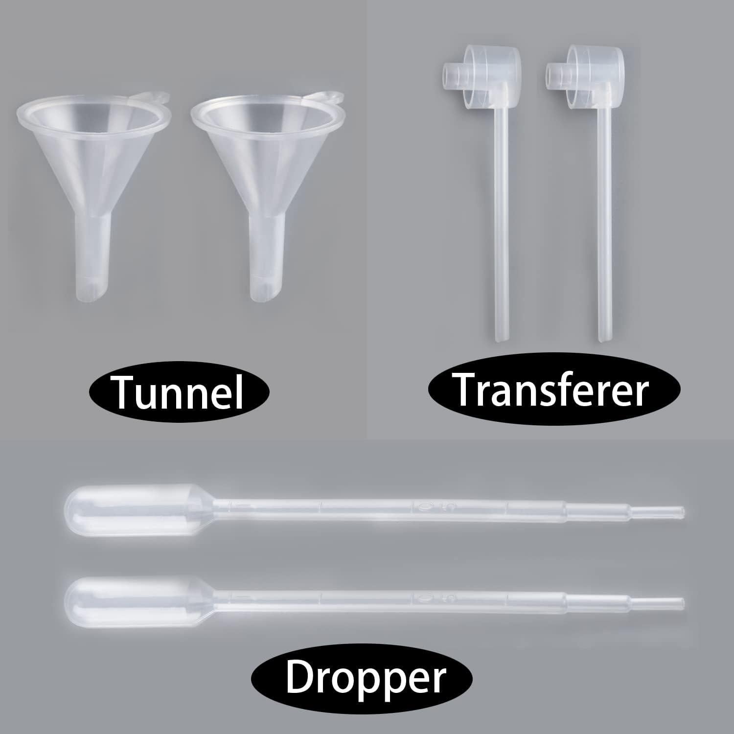 25 Botellas de Spray de Vidrio 10ml Jxcmeng Rellenables