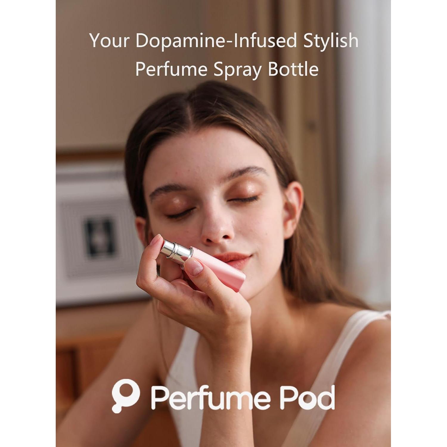 Atomizador de Perfume Recargable Perfume Pod ATOM01 Rosa 5ml