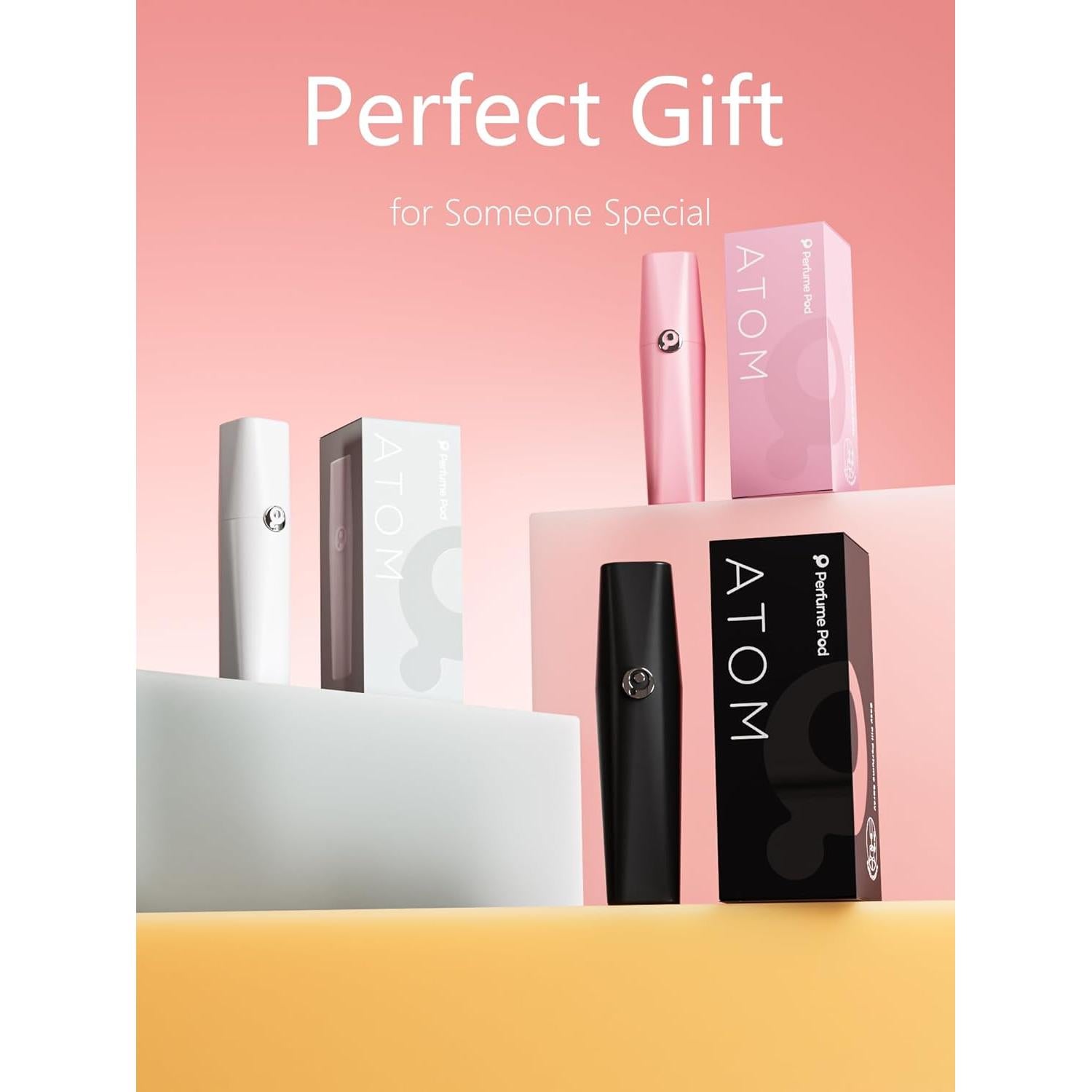 Atomizador de Perfume Recargable Perfume Pod ATOM01 Rosa 5ml