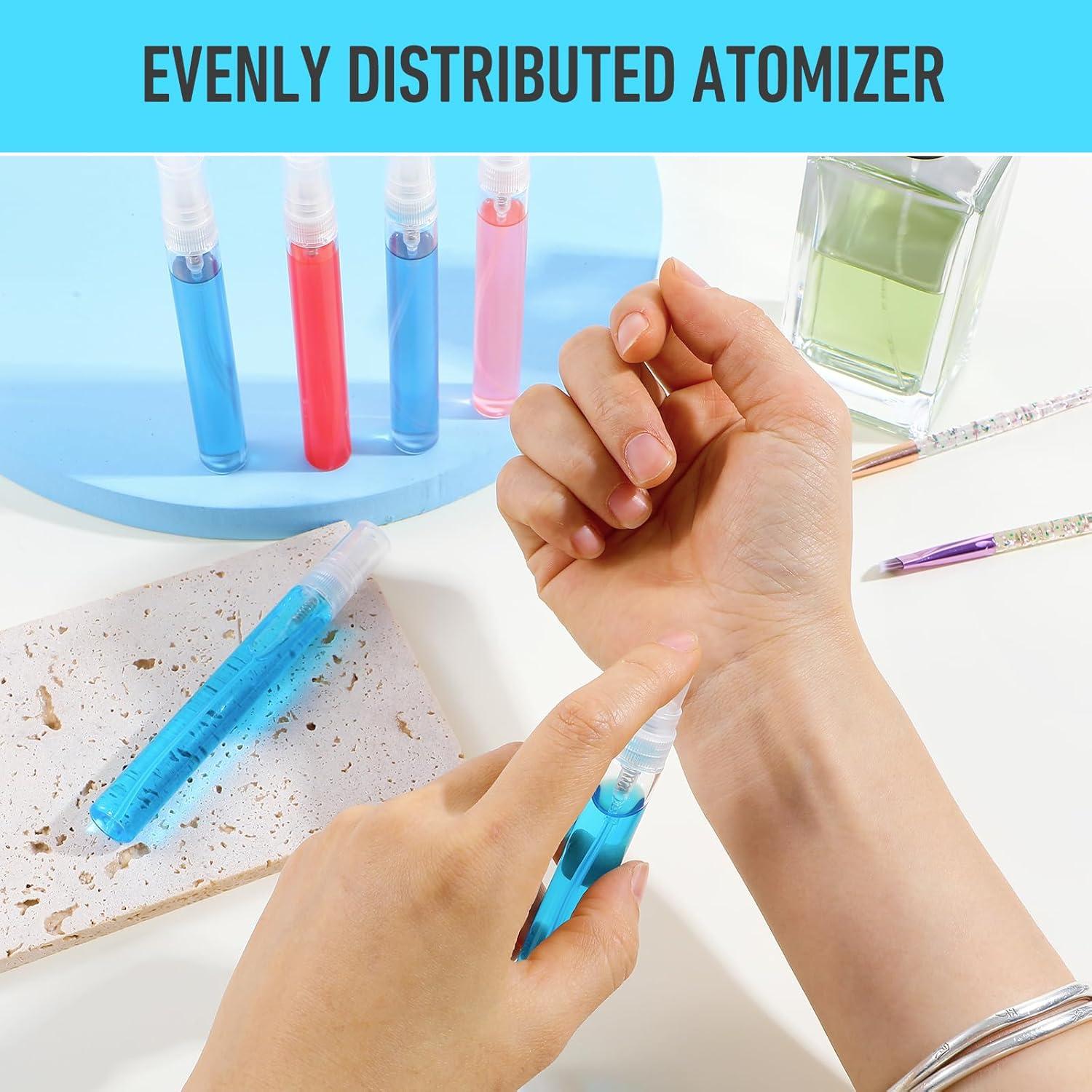 20 Mini Botellas de Spray Rellenables YBEATY 10 ml Vidrio