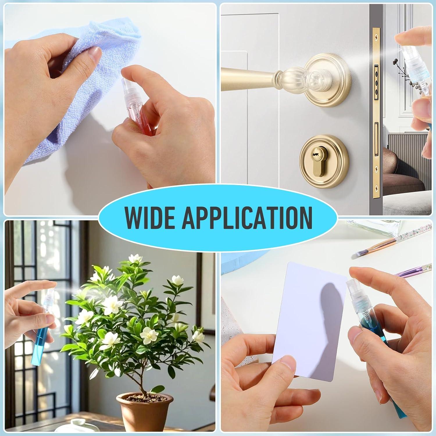 20 Mini Botellas de Spray Rellenables YBEATY 10 ml Vidrio