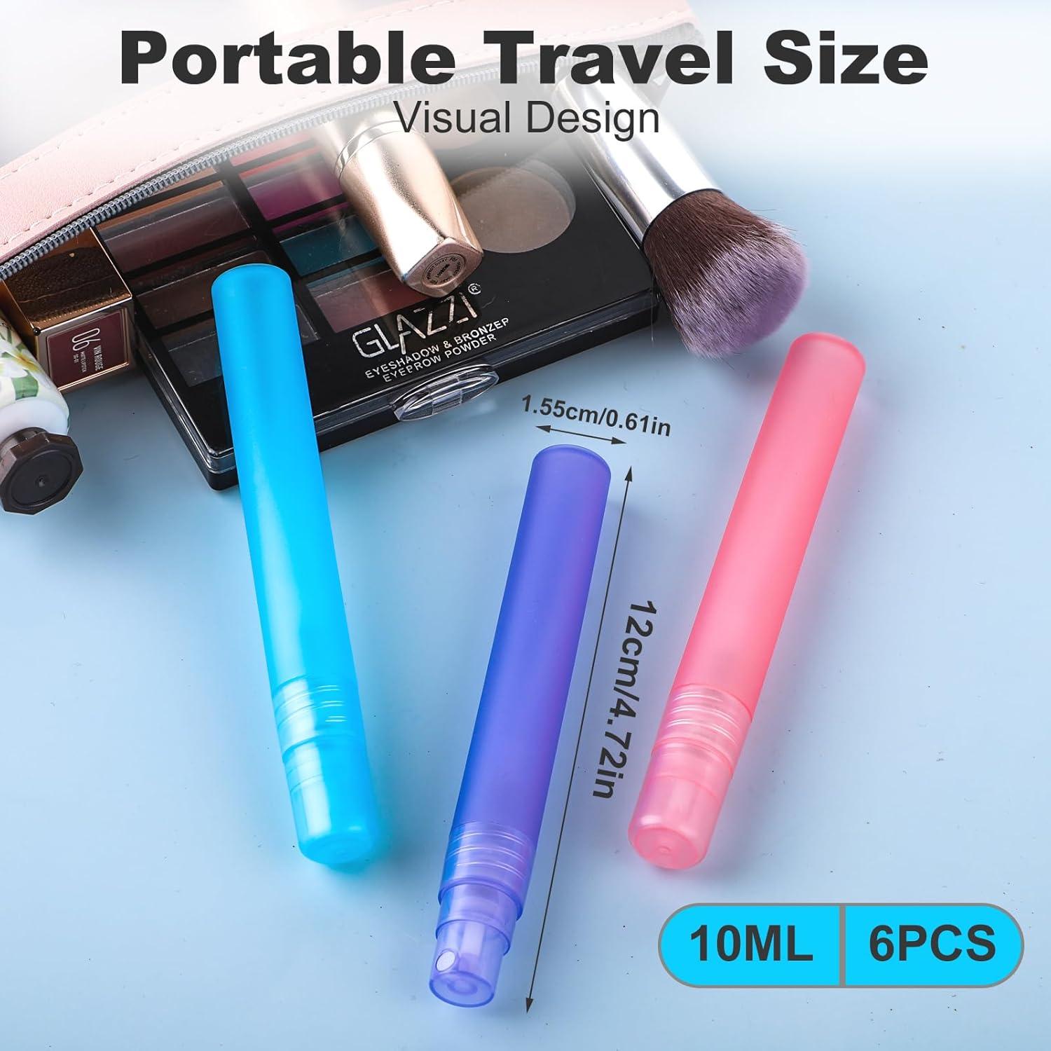 Botellas de Spray Portátiles Amaxiu 10ml Recargables 6Pcs