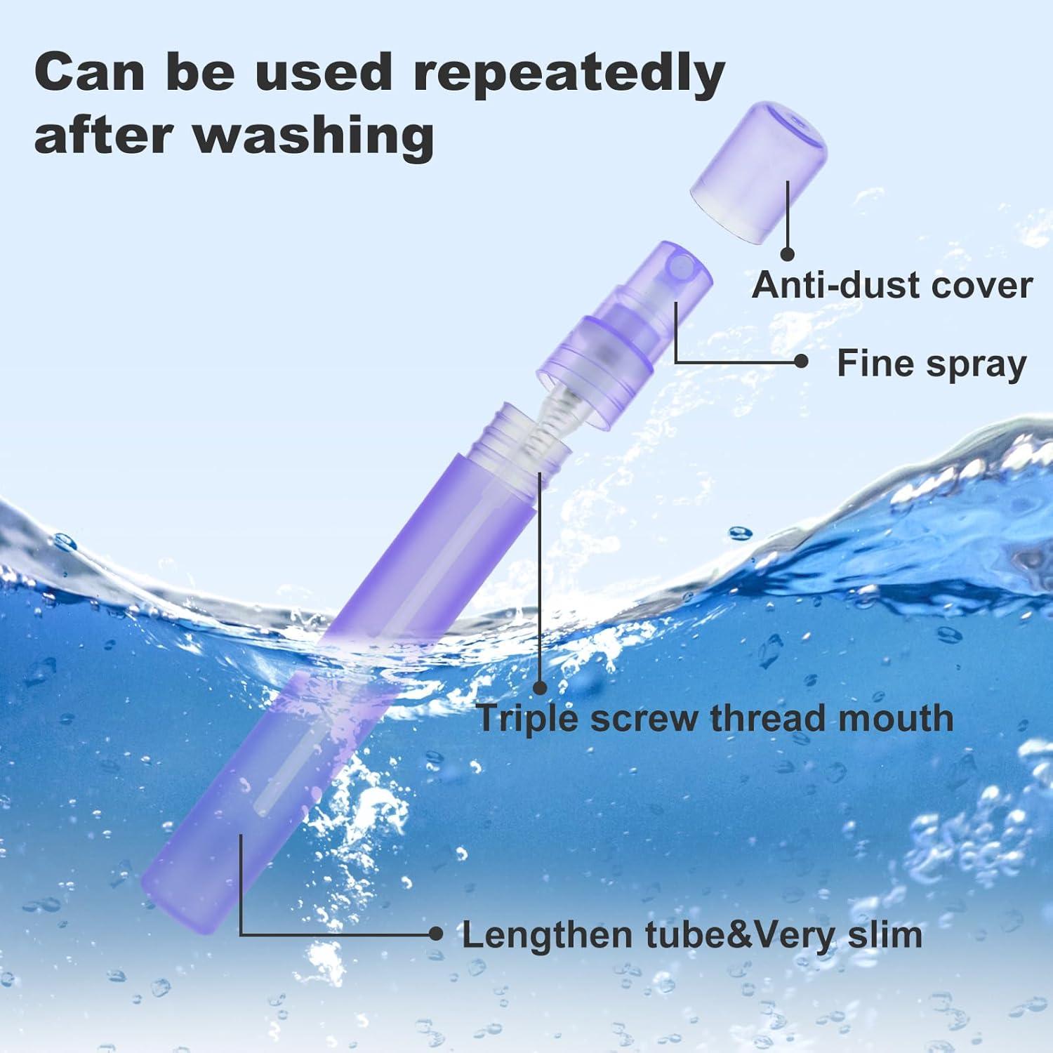 Botellas de Spray Portátiles Amaxiu 10ml Recargables 6Pcs