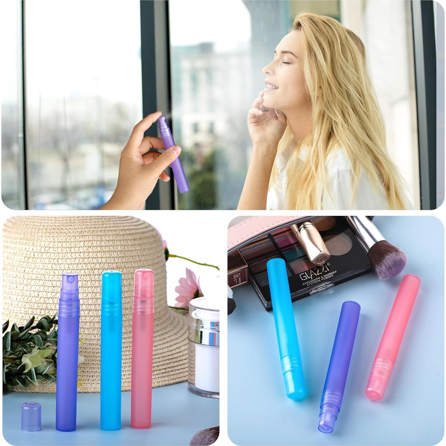 Botellas de Spray Portátiles Amaxiu 10ml Recargables 6Pcs